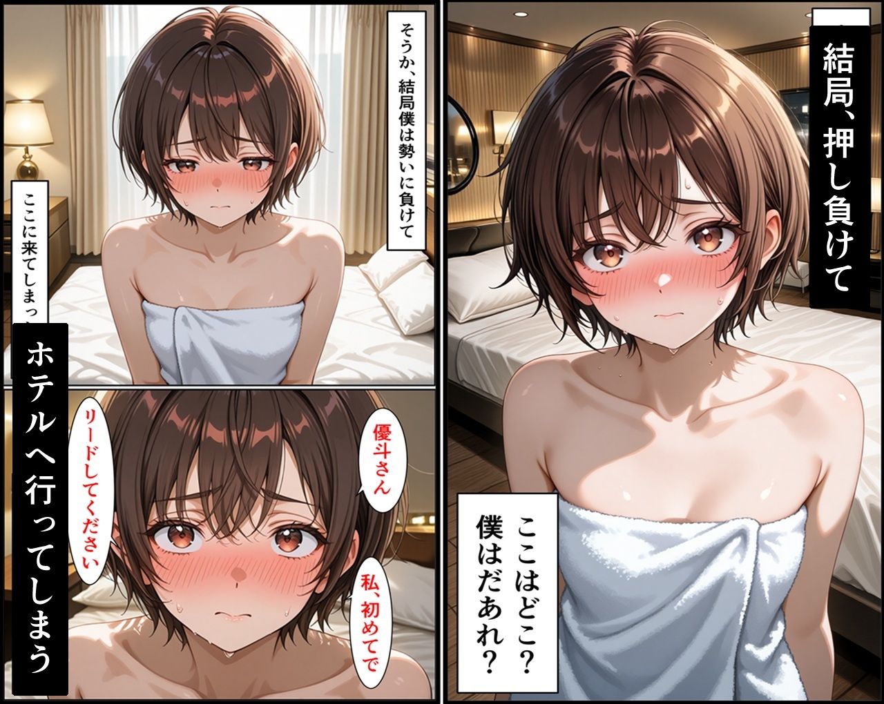 無防備すぎる同級生に、理性が追いつかなかった話 第13話「温泉旅行の始まり」 サンプル2ページ目