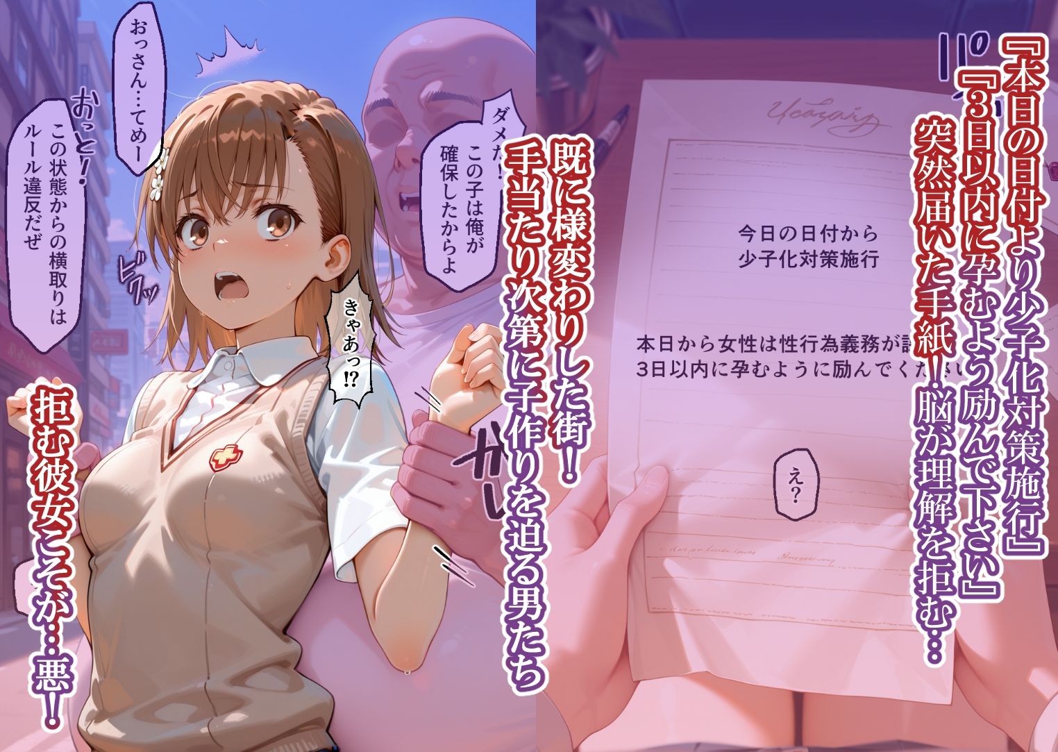 監禁アクメ地獄 孕んでも解放されない 快楽の牢獄 能力者編 サンプル1ページ目