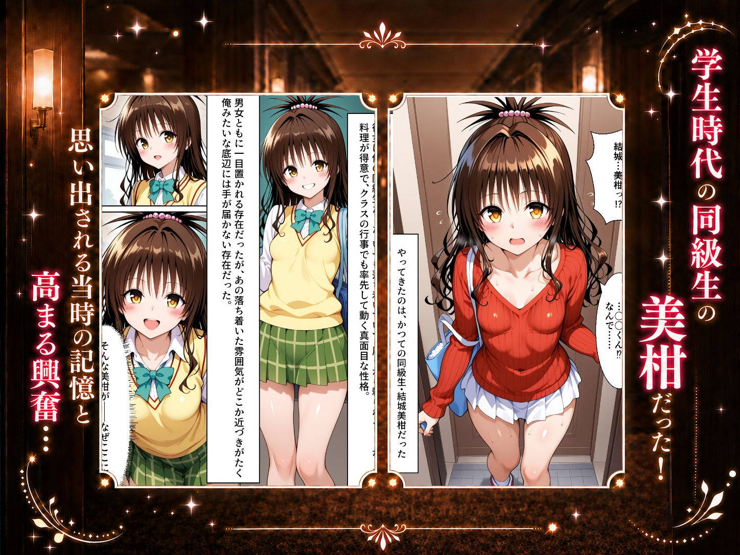 扉を開けたら美〇が立っていた サンプル2ページ目