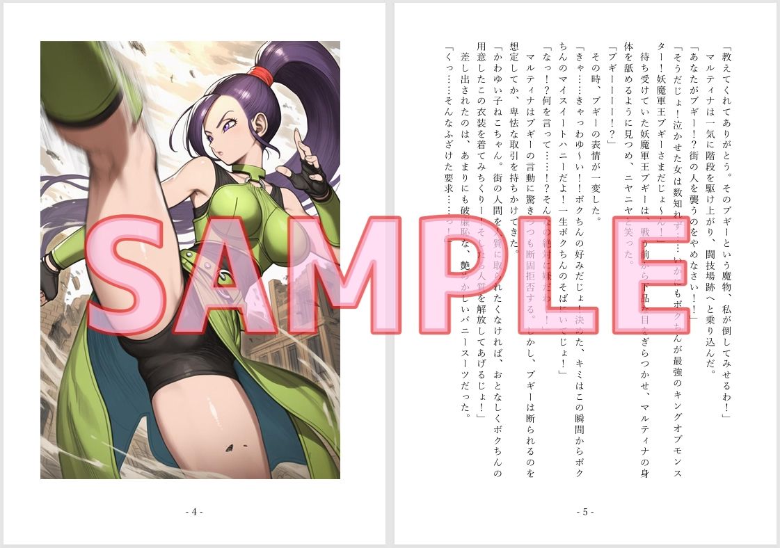 堕ちた気高き戦姫:マルティナが魔王軍に捕まってあんなこともこんなことも サンプル4ページ目