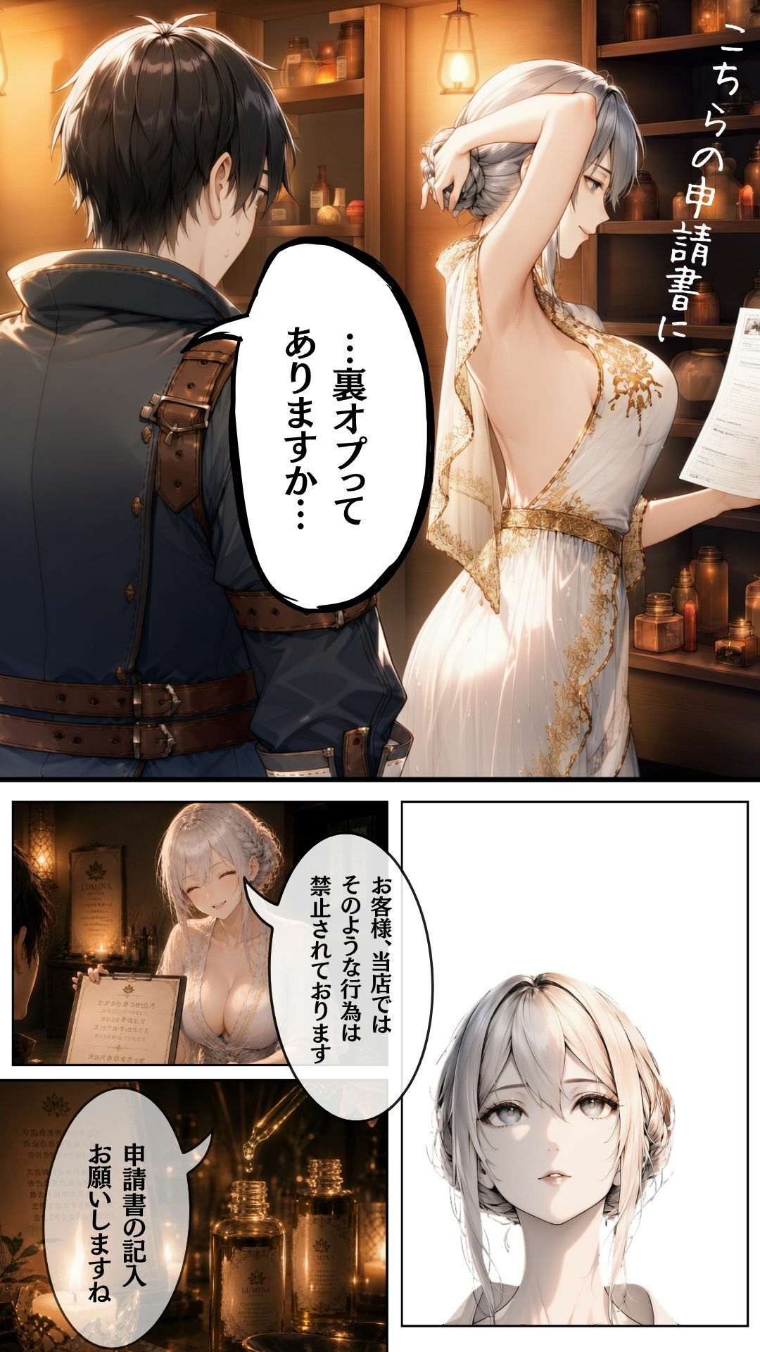 転生エステ サンプル1ページ目
