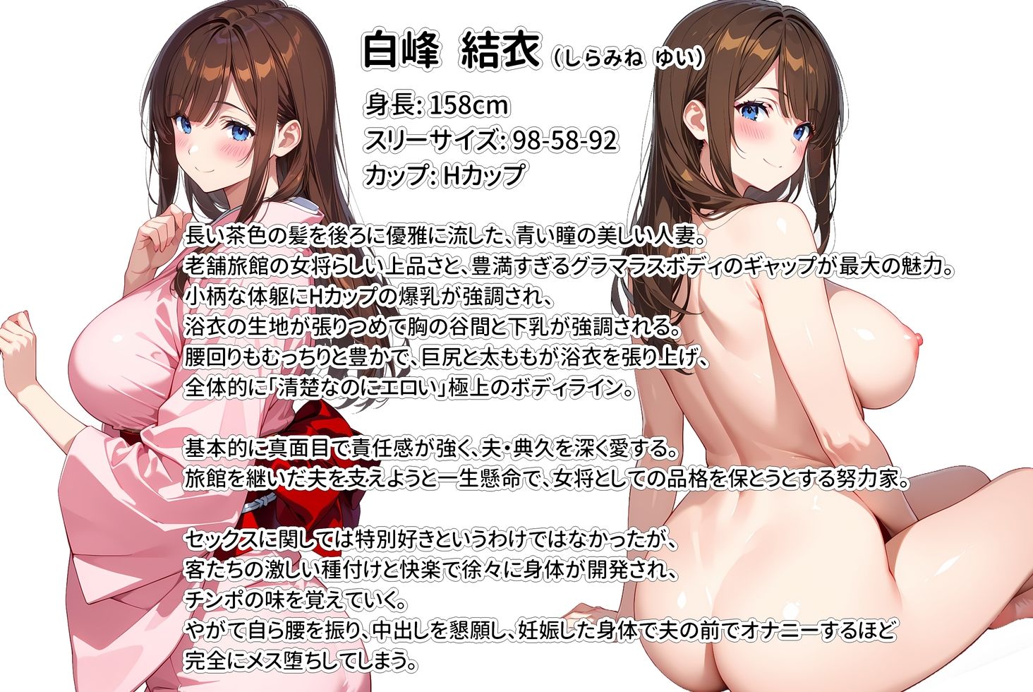 経営難の温泉旅館を守るため…爆乳人妻女将が客たちに種付けられて妊娠メス堕ち！ サンプル10ページ目
