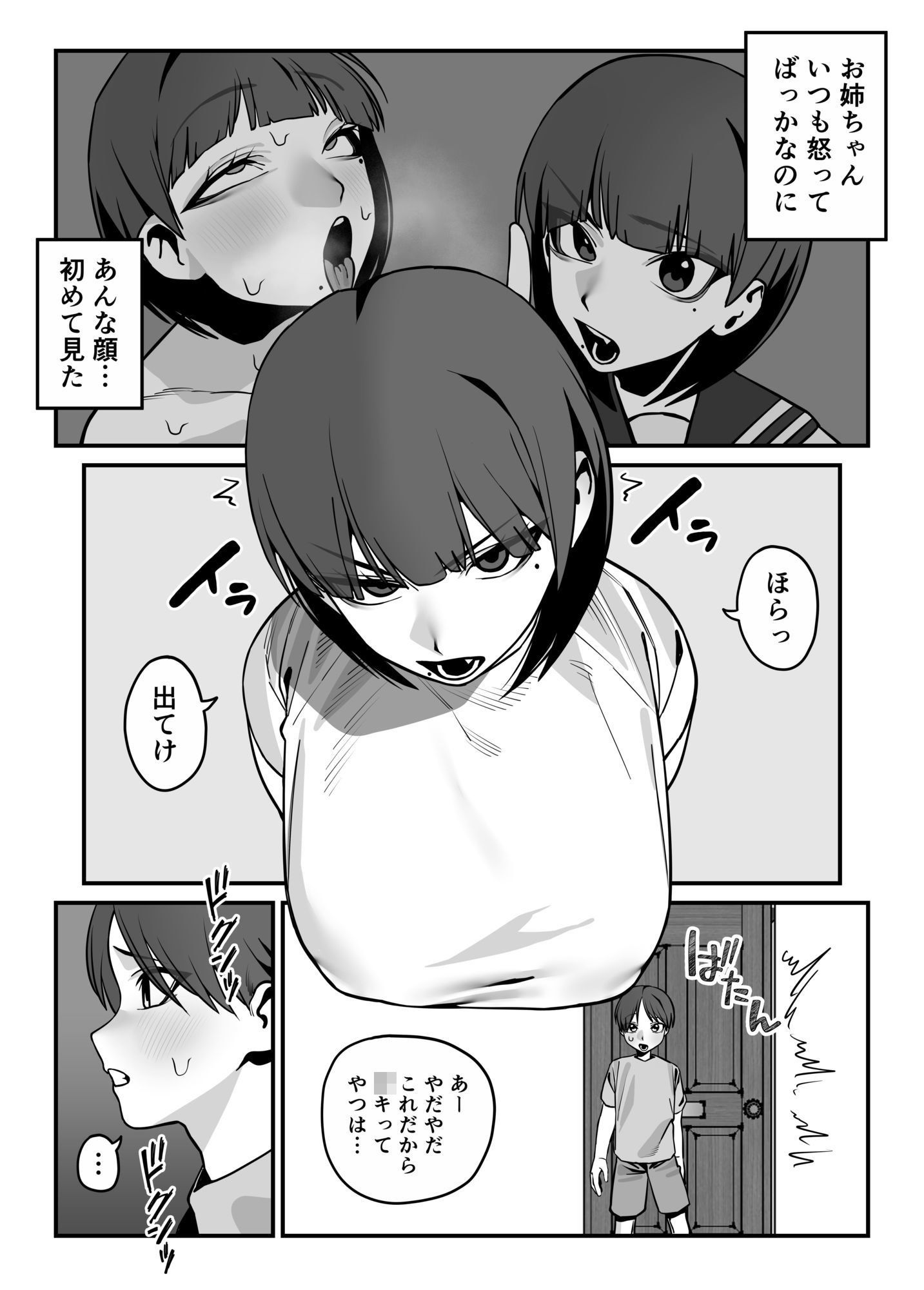 いつも怒ってばかりのお姉ちゃんを妊娠させる話 サンプル4ページ目