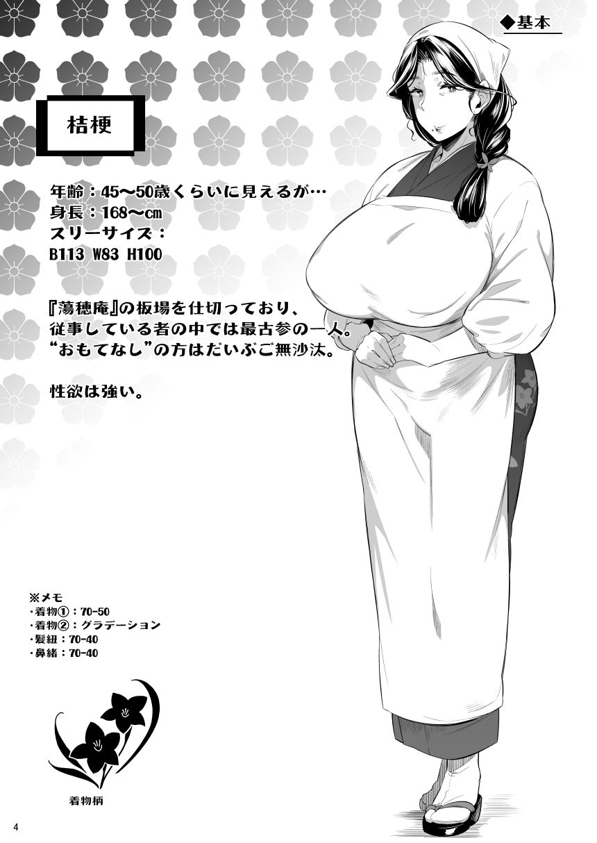おしながき〜桔梗〜 サンプル2ページ目