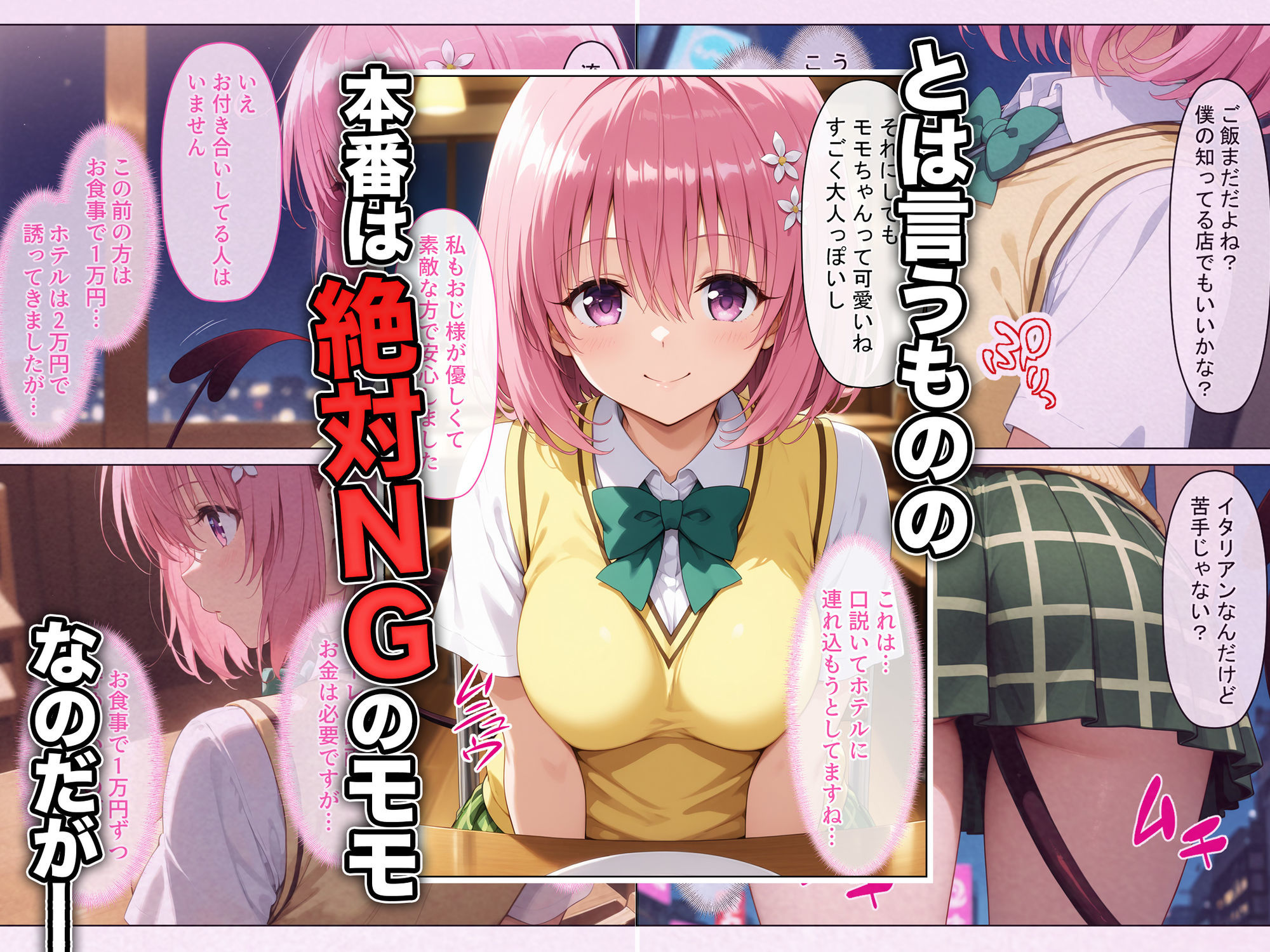 放課後、彼女たちはパパと会う〜本番NGのはずが…生中出し種付けレ●プされてまさかの快楽堕ち〜 サンプル2ページ目
