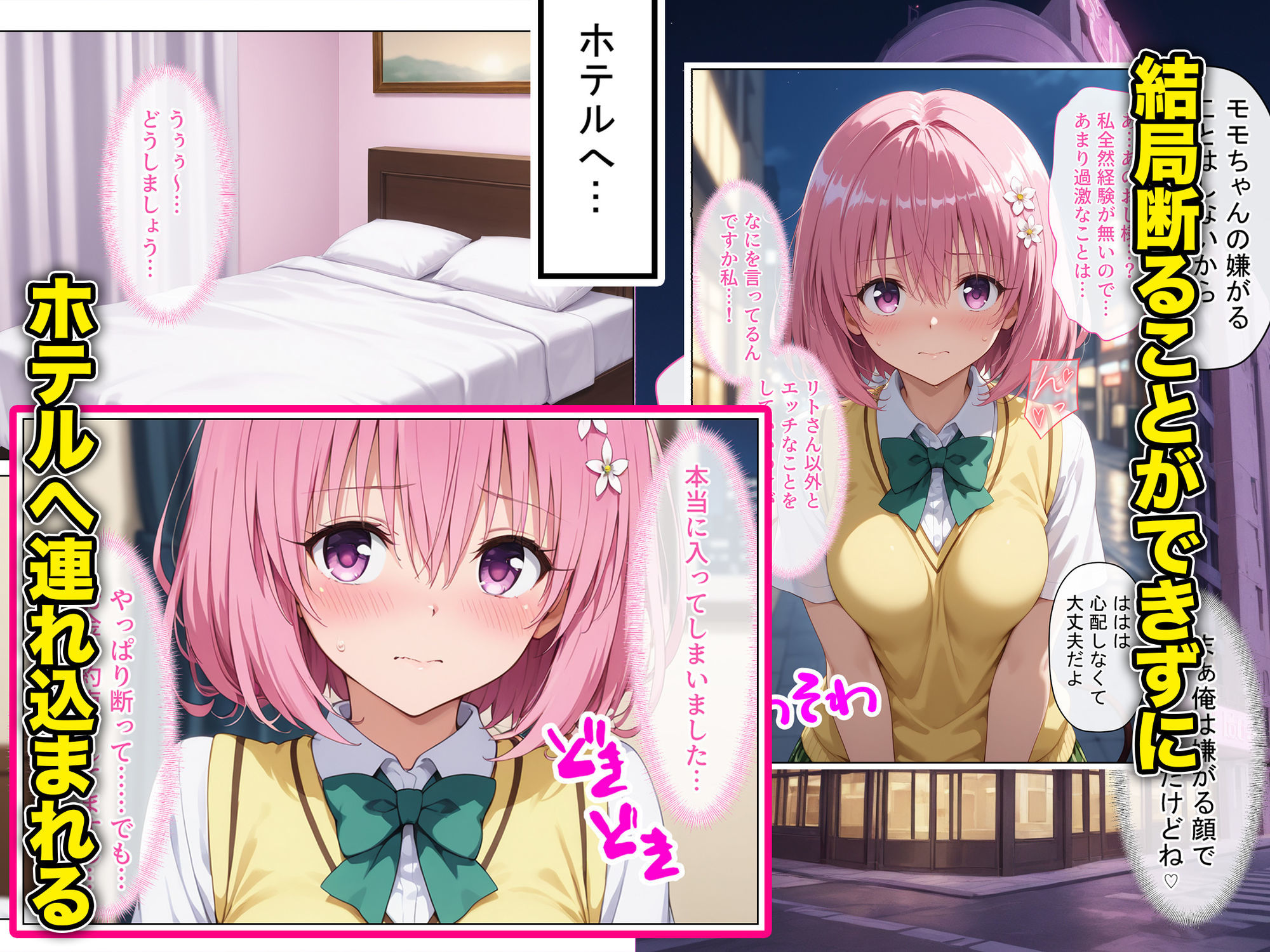 放課後、彼女たちはパパと会う〜本番NGのはずが…生中出し種付けレ●プされてまさかの快楽堕ち〜 サンプル4ページ目