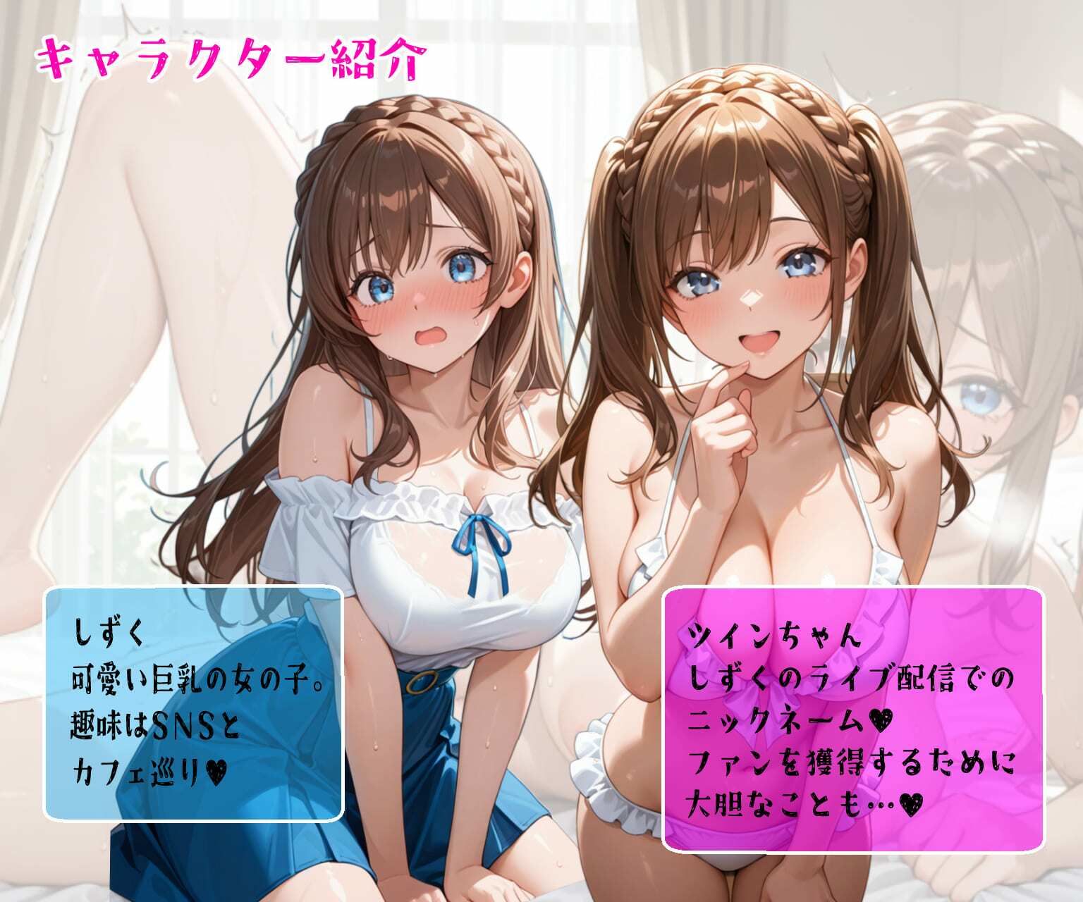巨乳パイパン女子  Hな生配信 サンプル9ページ目