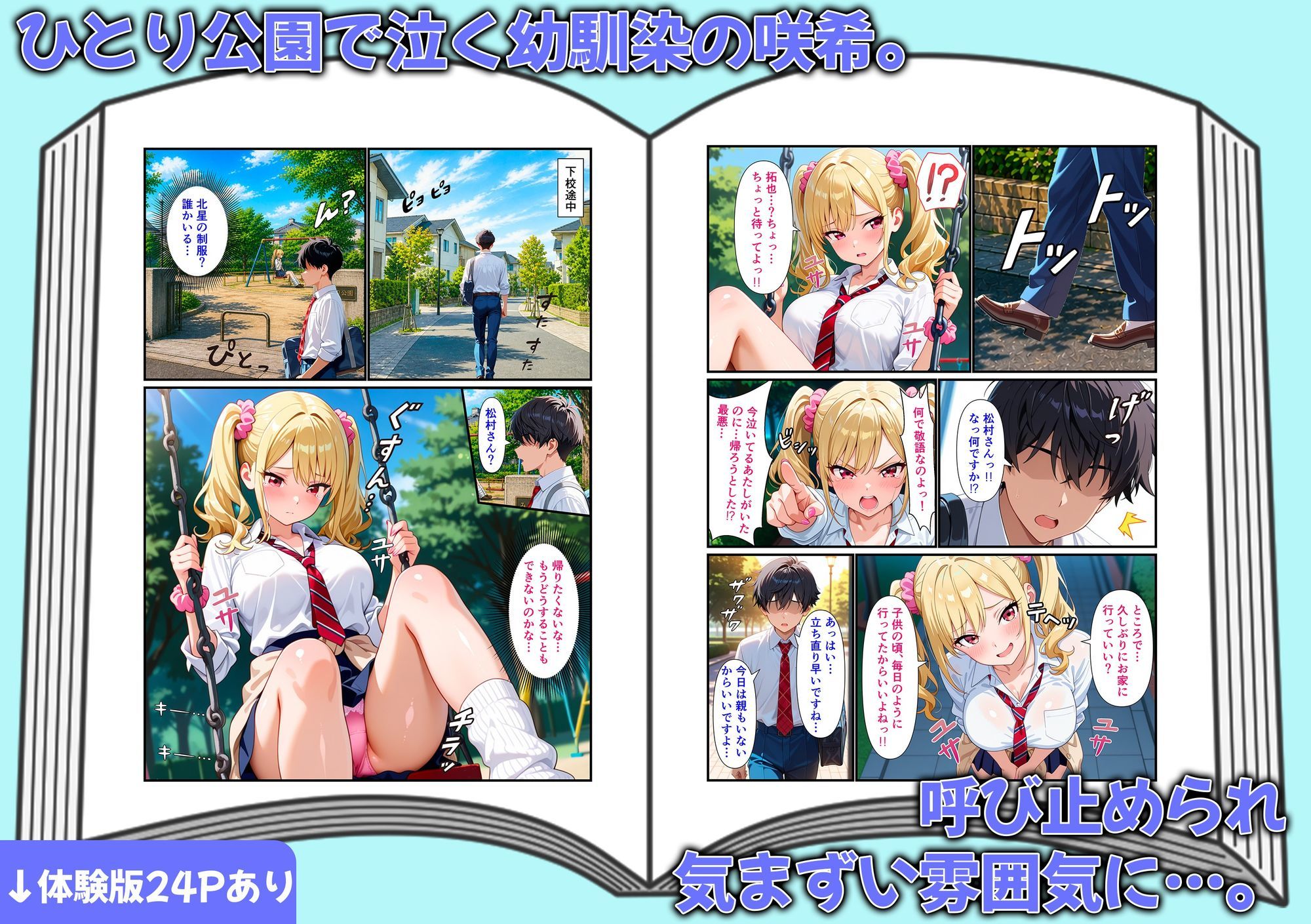 強引な幼馴染ギャルにキスされ…イチャラブHになって恋した話  ねぇ…こんなあたしもどう？ サンプル3ページ目