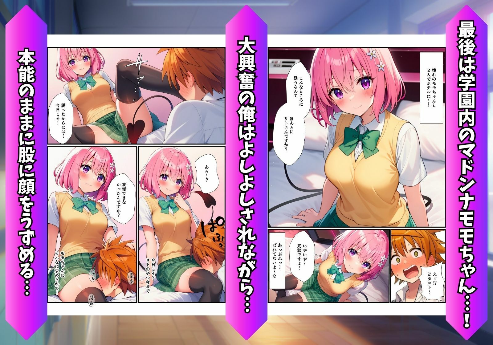 陰キャの俺がリトに憑依！トラブル娘とイチャラブ孕ませ放題！ サンプル6ページ目