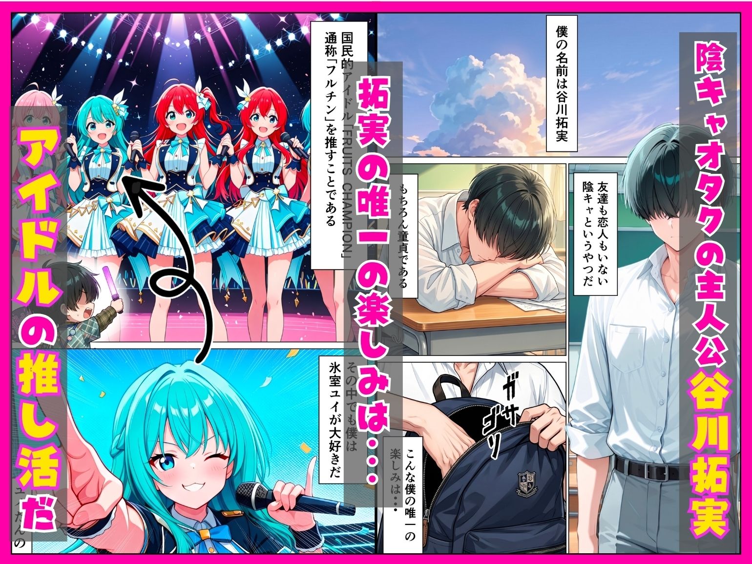 陰キャオタクの僕に厳しいギャルとイチャラブ中出しセックスした話 サンプル1ページ目