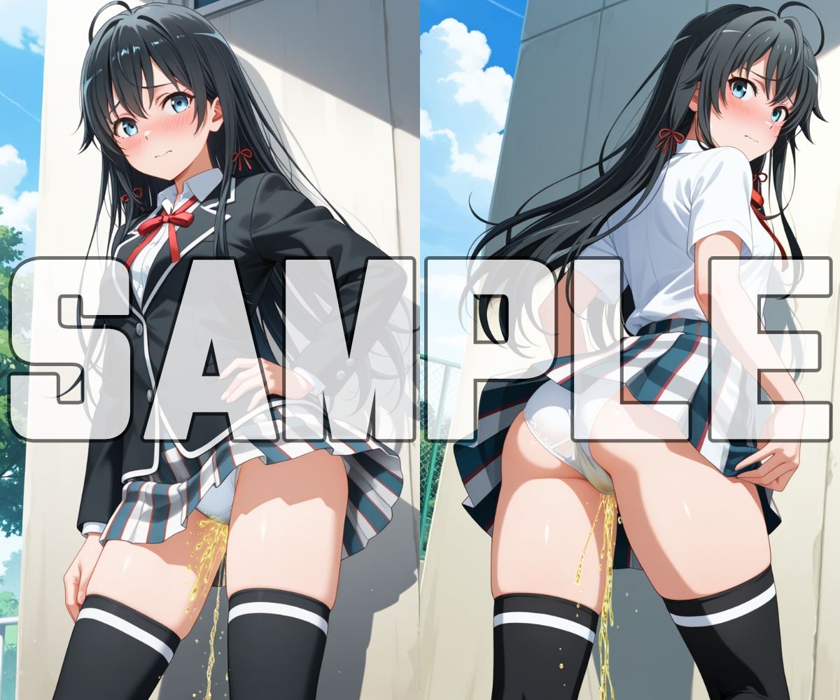 おしっこお漏らしチャレンジ【俺ガ〇ル スクールライフ編】 サンプル1ページ目