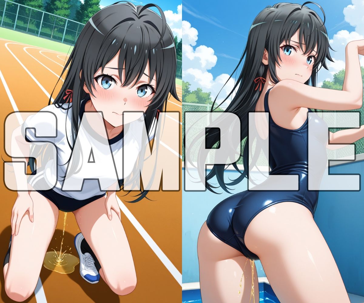 おしっこお漏らしチャレンジ【俺ガ〇ル スクールライフ編】 サンプル3ページ目
