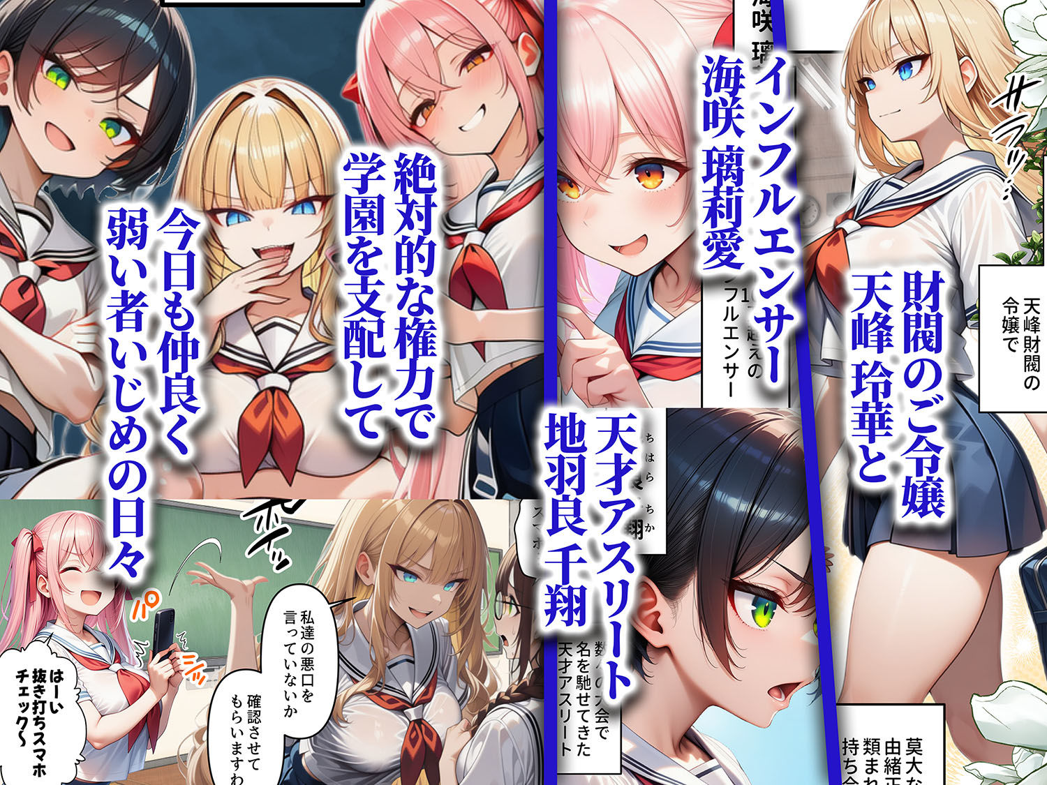 人質ライブ配信2 学園投票編 一軍女子がクラスのおもちゃ サンプル1ページ目