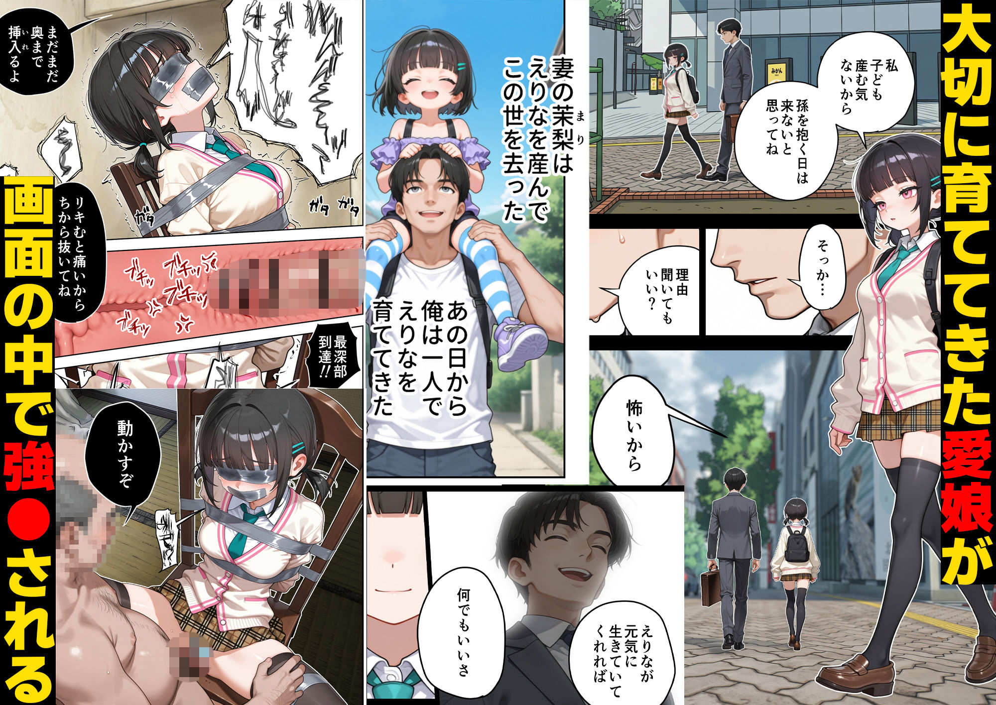 父の告白【インターネットの皆さんへ。この動画がえりなちゃんの親御さんに届くよう拡散お願いします】 サンプル4ページ目