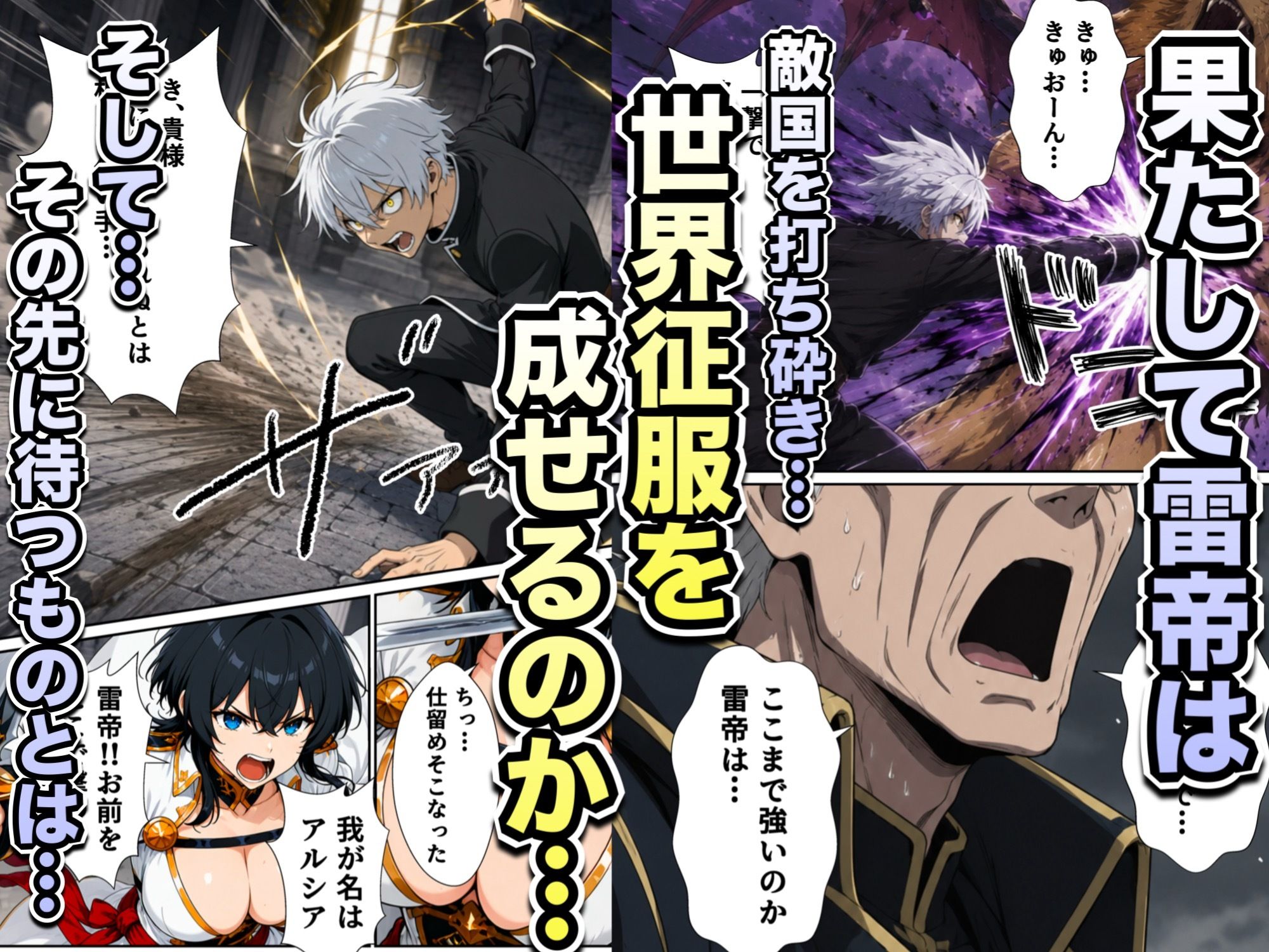 異世界召喚された最弱の雷魔法使い、体術で無双しまくり国へ復讐し、女全員を性奴●にした話2 サンプル9ページ目