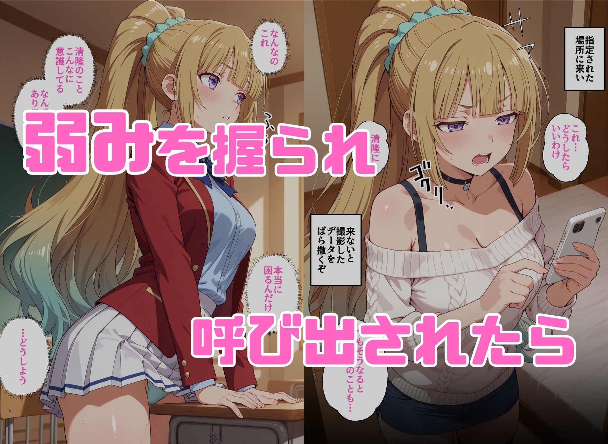 寝取られ女子 弱みをネタに支配された 軽〇沢恵 サンプル2ページ目