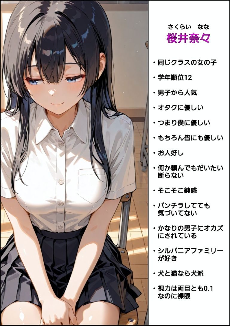 クラスの女子を騙して盗撮してみた サンプル1ページ目