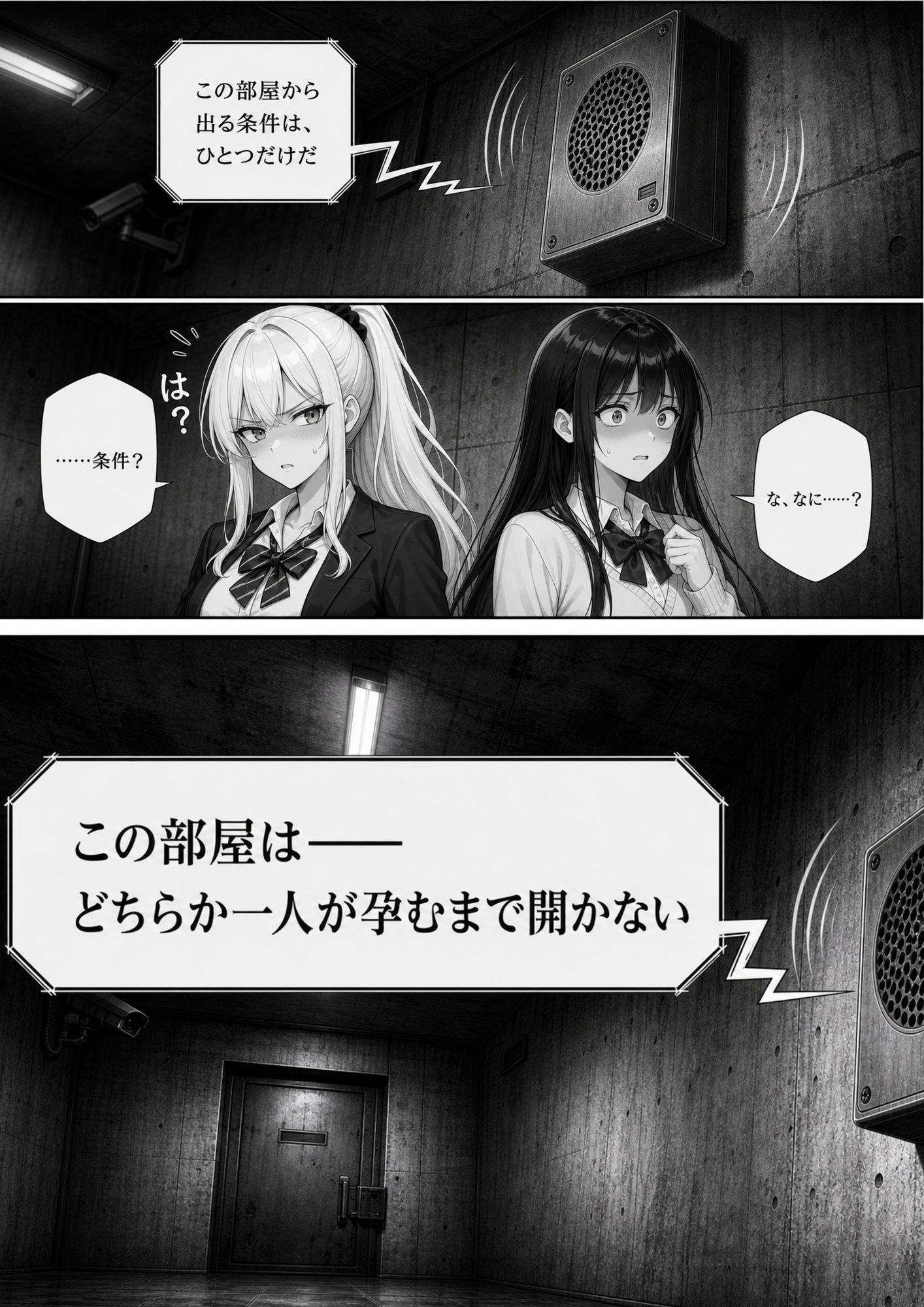 孕まないと出れない部屋 サンプル2ページ目