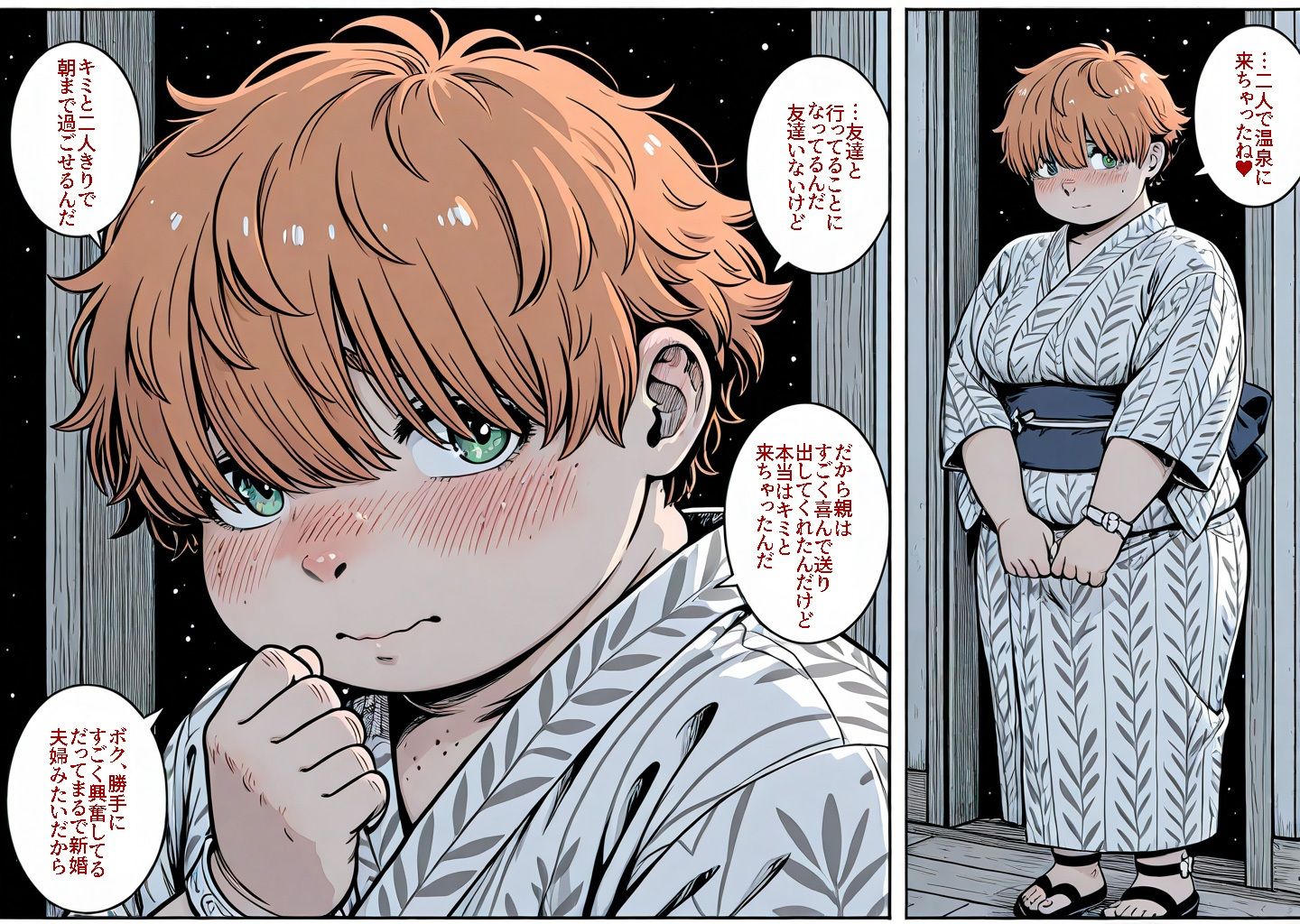 モチ子さんは断れない サンプル3ページ目