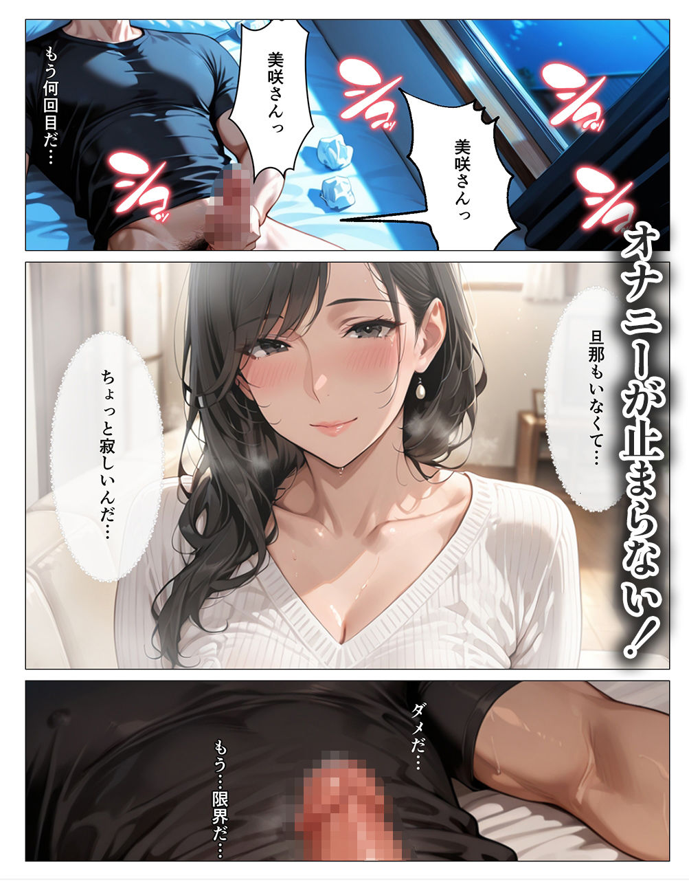 清楚だと思っていた人妻大家は欲求不満でビッチビチだった サンプル3ページ目