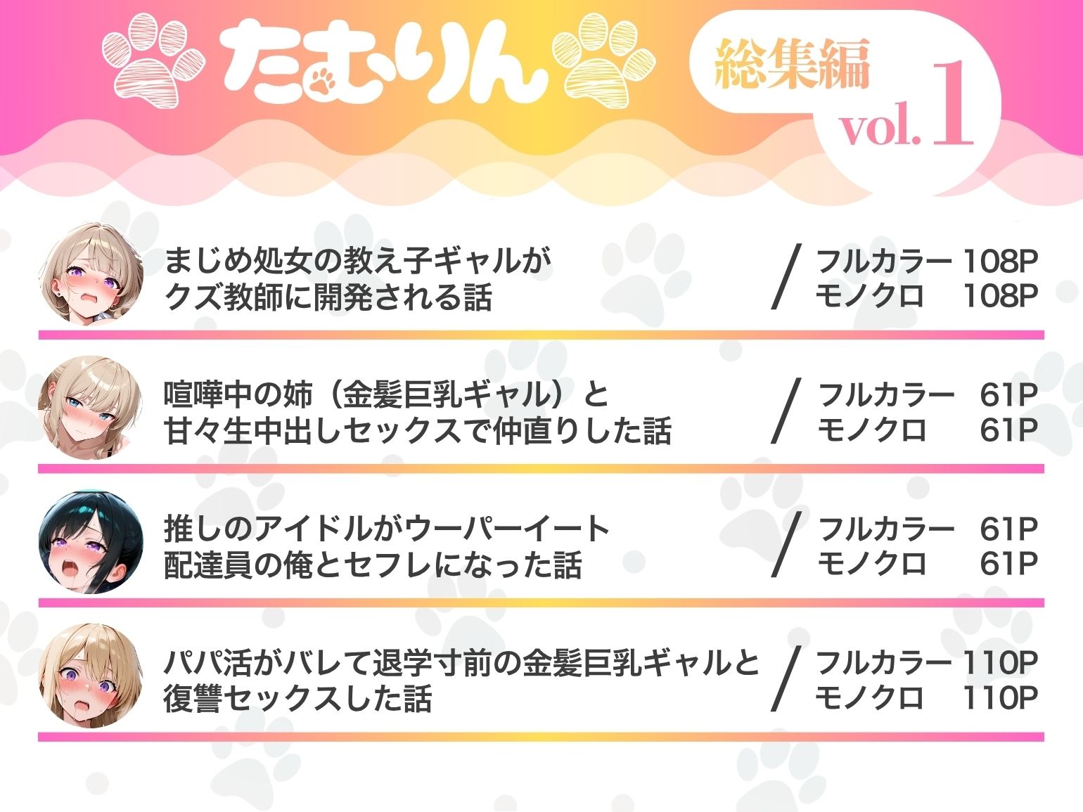 たむりん 総集編 vol.1 サンプル1ページ目
