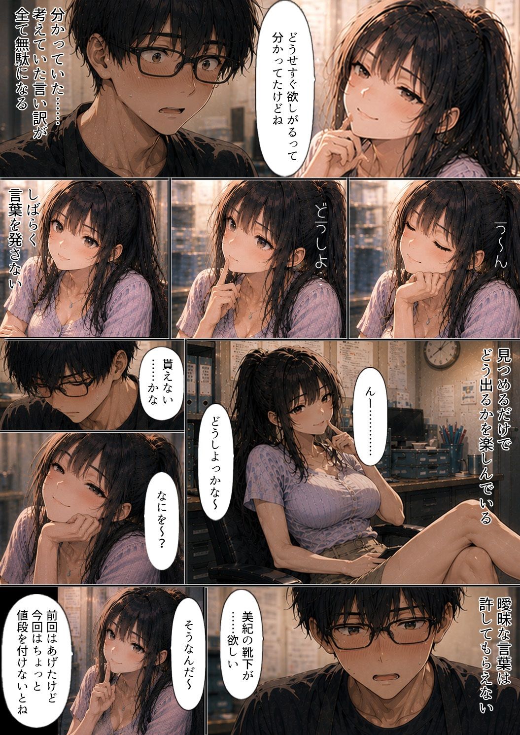 バイトの後輩に少しずつ歪められる話＃1 サンプル2ページ目