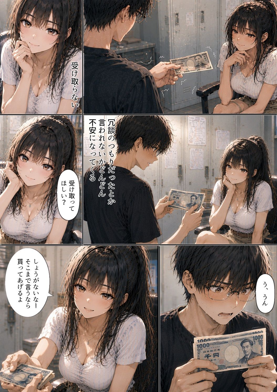バイトの後輩に少しずつ歪められる話＃1 サンプル4ページ目