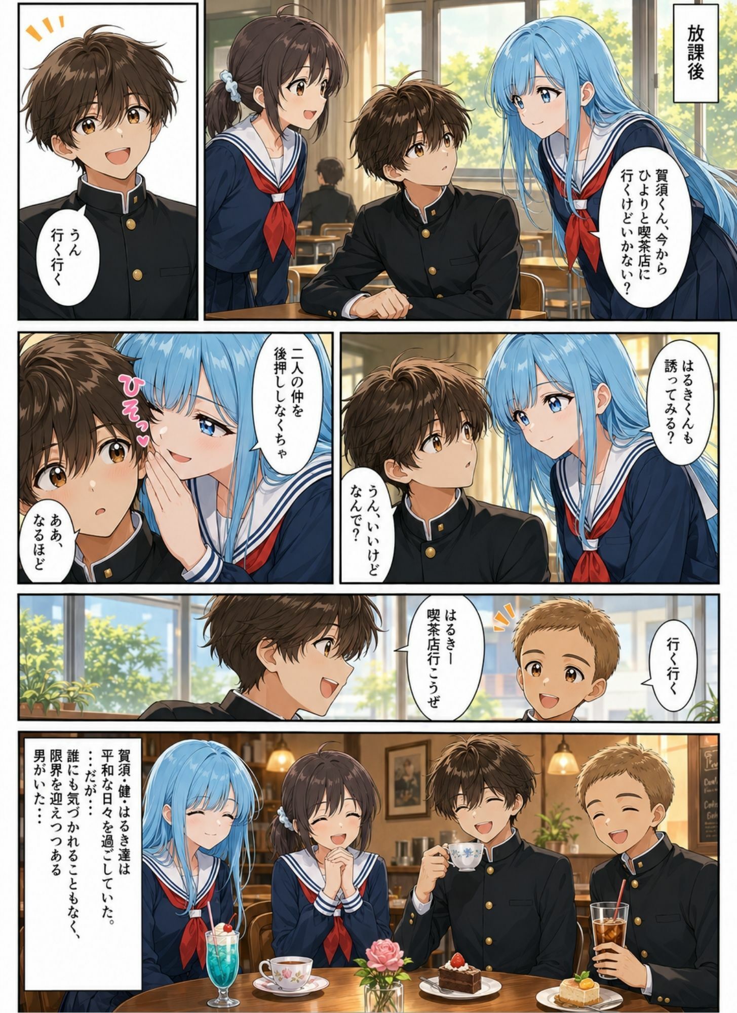ときめきハーレム学園へようこそ7 サンプル2ページ目
