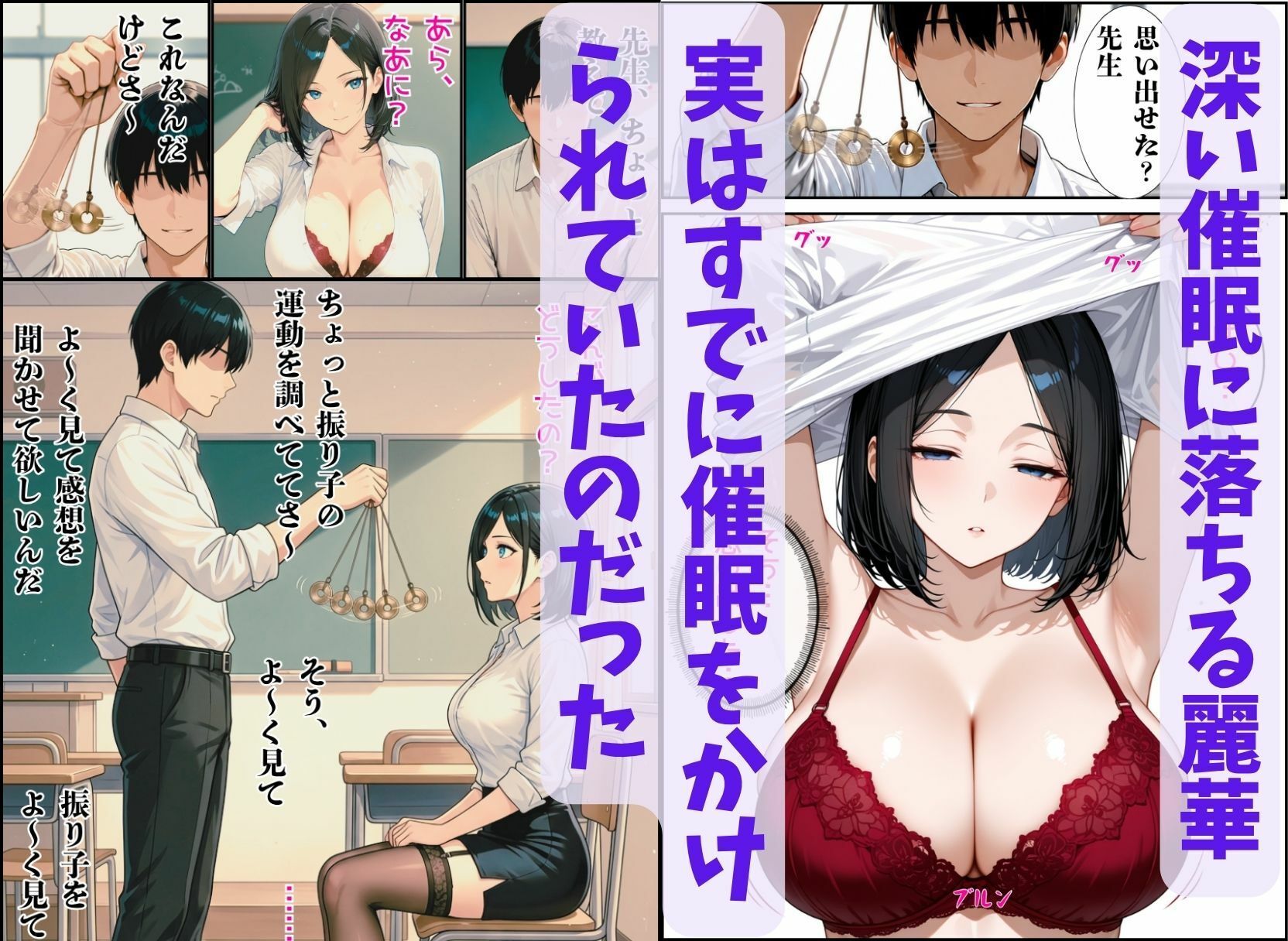美人教師、淫乱催●術を掛けられて・・・ サンプル6ページ目