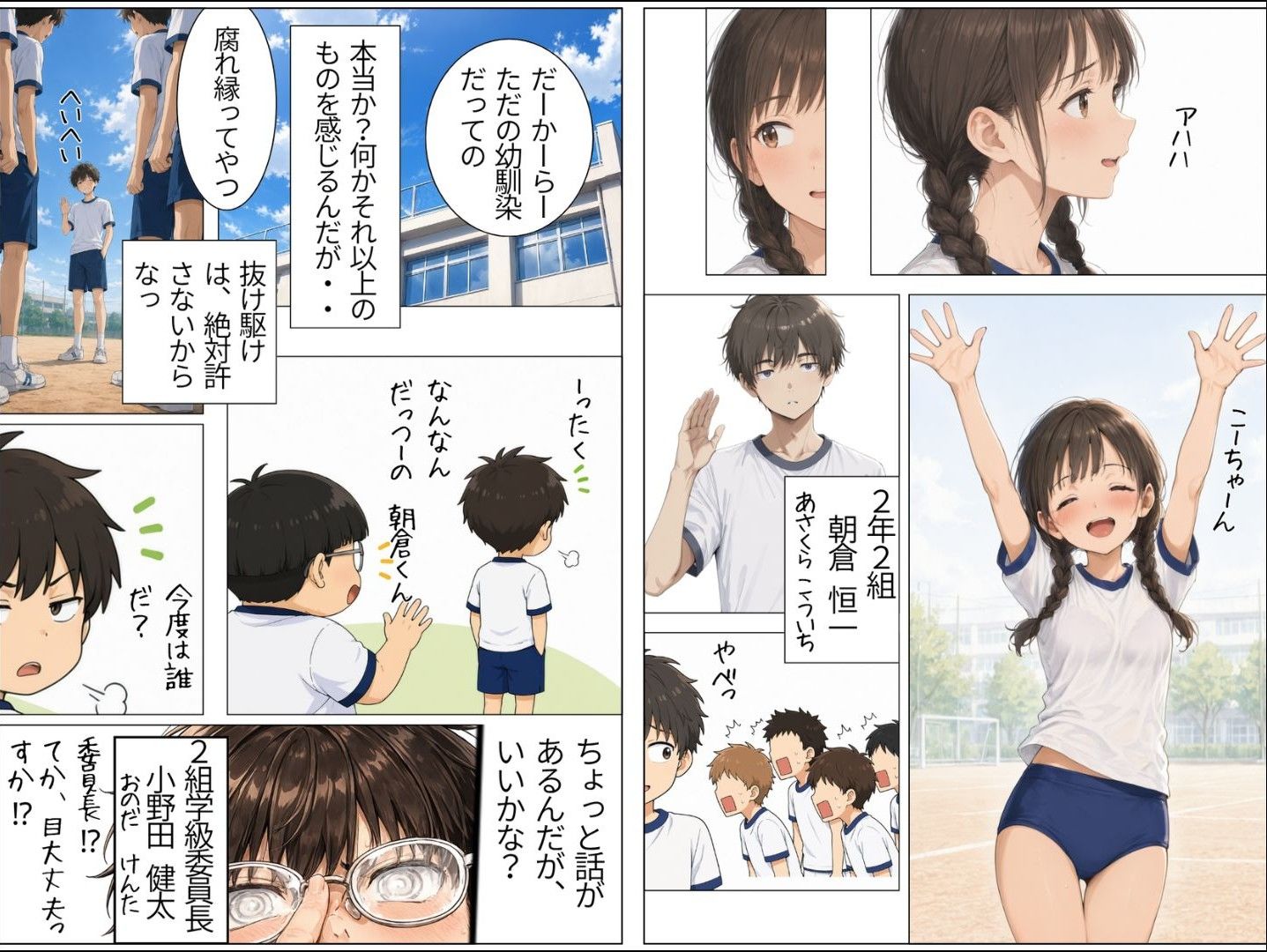 おさななじみとのSEXって最高にきもちいいよ サンプル4ページ目