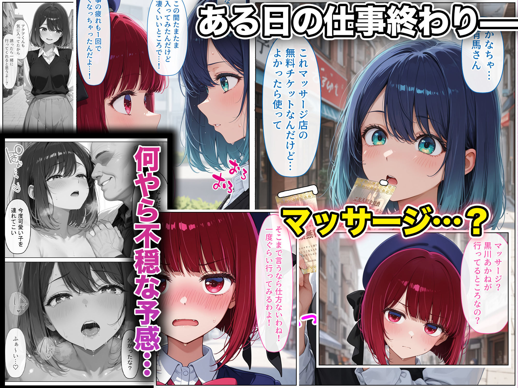 プライド高めの元子〇アイドルが媚薬マッサージにメス堕ちして、超密着濃厚のスケベ交尾しまくった話 サンプル1ページ目