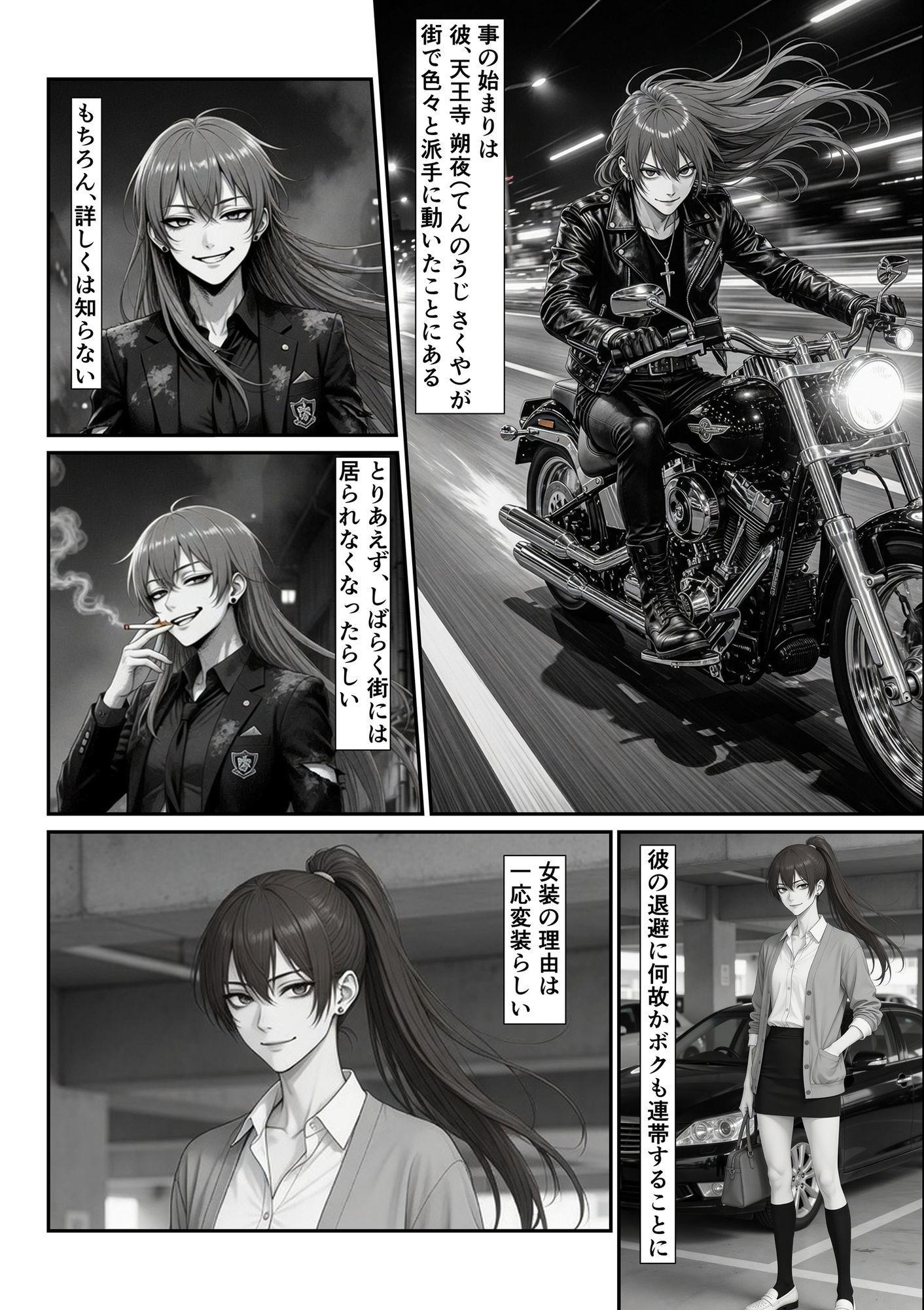 不良少年（嫁）と旅行に行く サンプル4ページ目