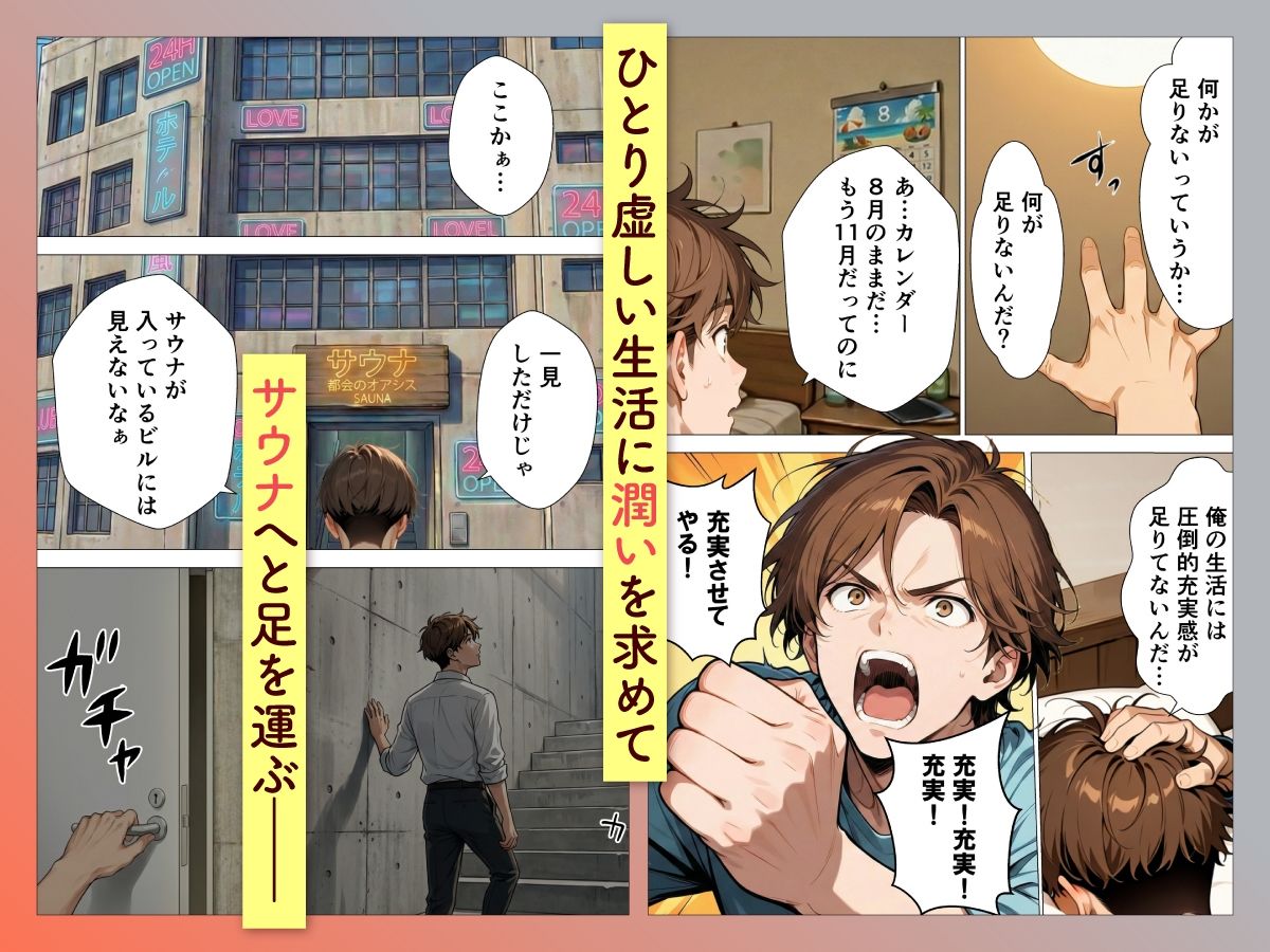 巨乳美女熱波師が裸でサービスしてくれるプライベートサウナ行ってみた サンプル3ページ目