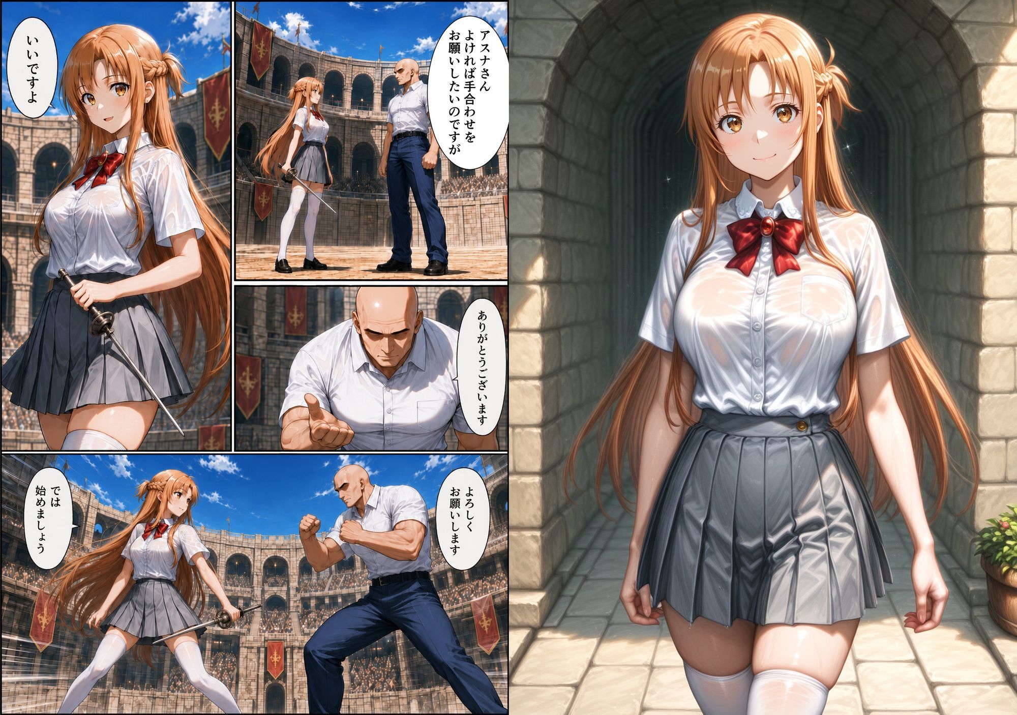敗北して監禁されたア〇ナ サンプル1ページ目