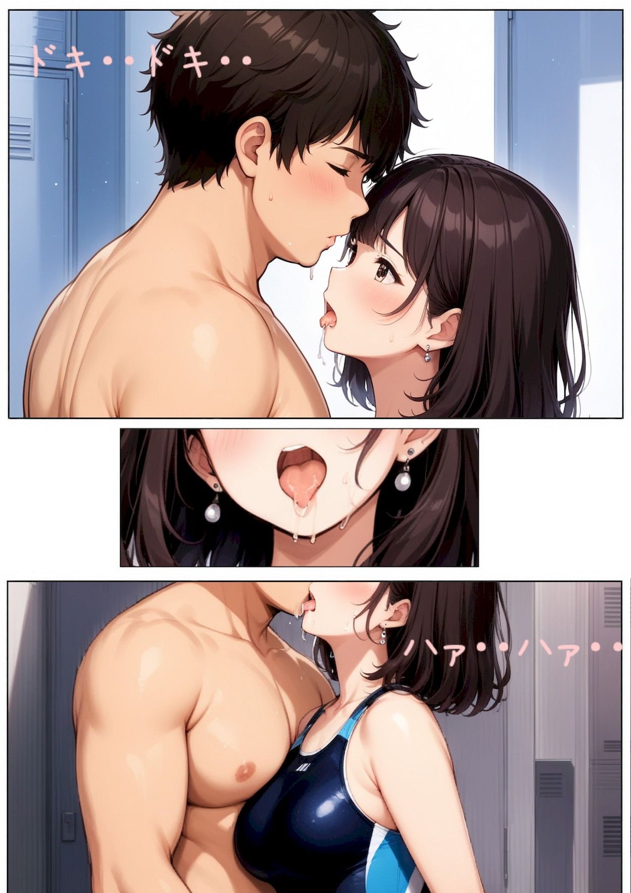 競泳水着は着たままがいい！！ サンプル4ページ目