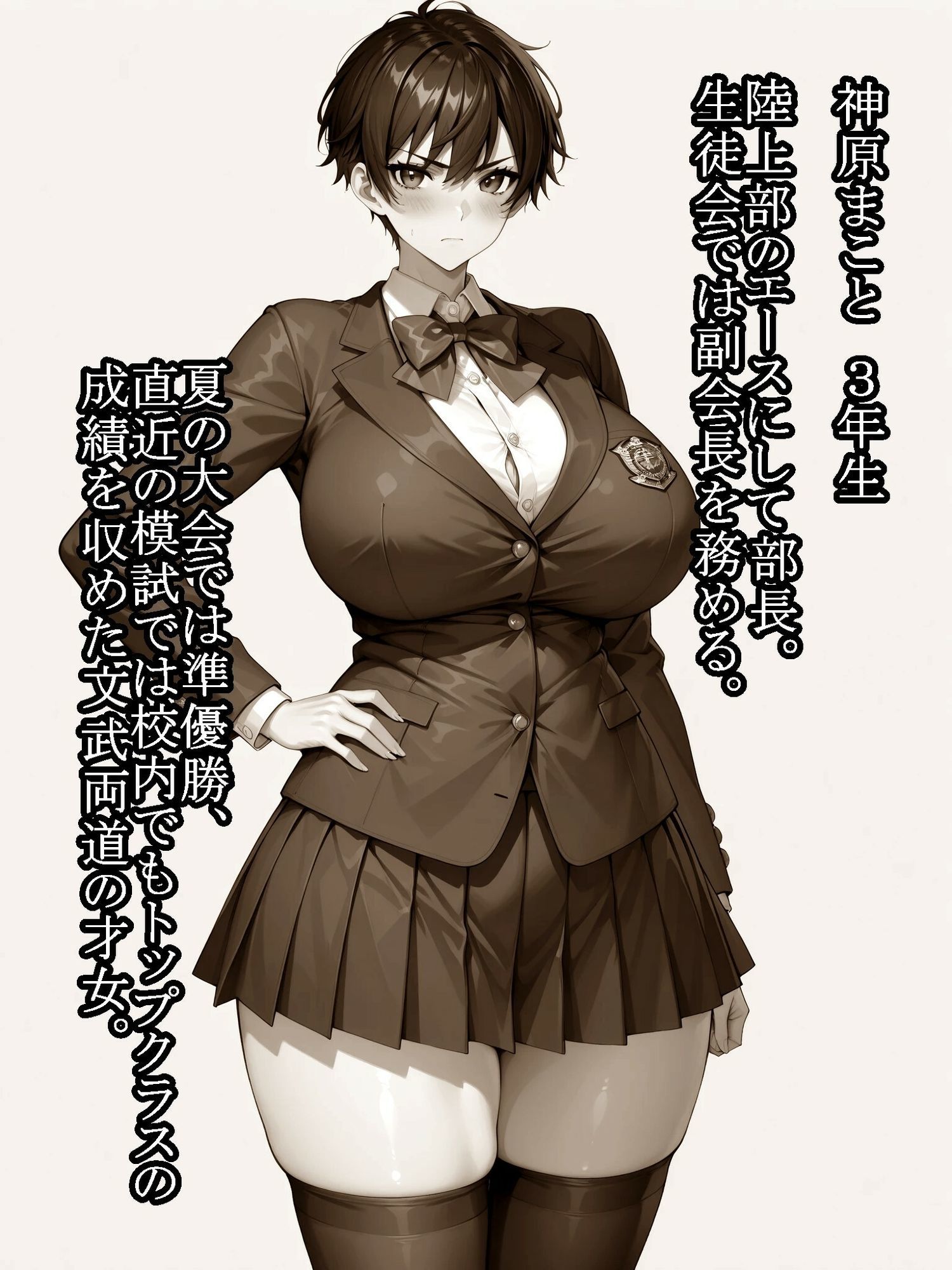 ボーイッシュな彼女を肉便器に堕とすまで サンプル1ページ目