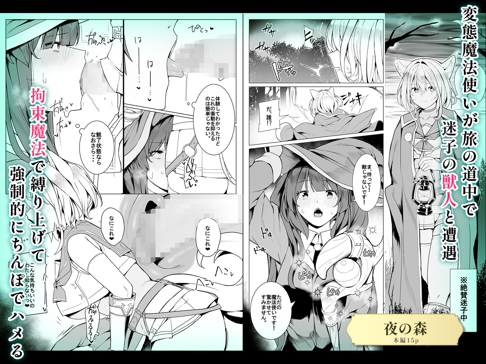 【6作品収録】ふたなり短編作品集【JK、魔法使い、獣人】 サンプル4ページ目