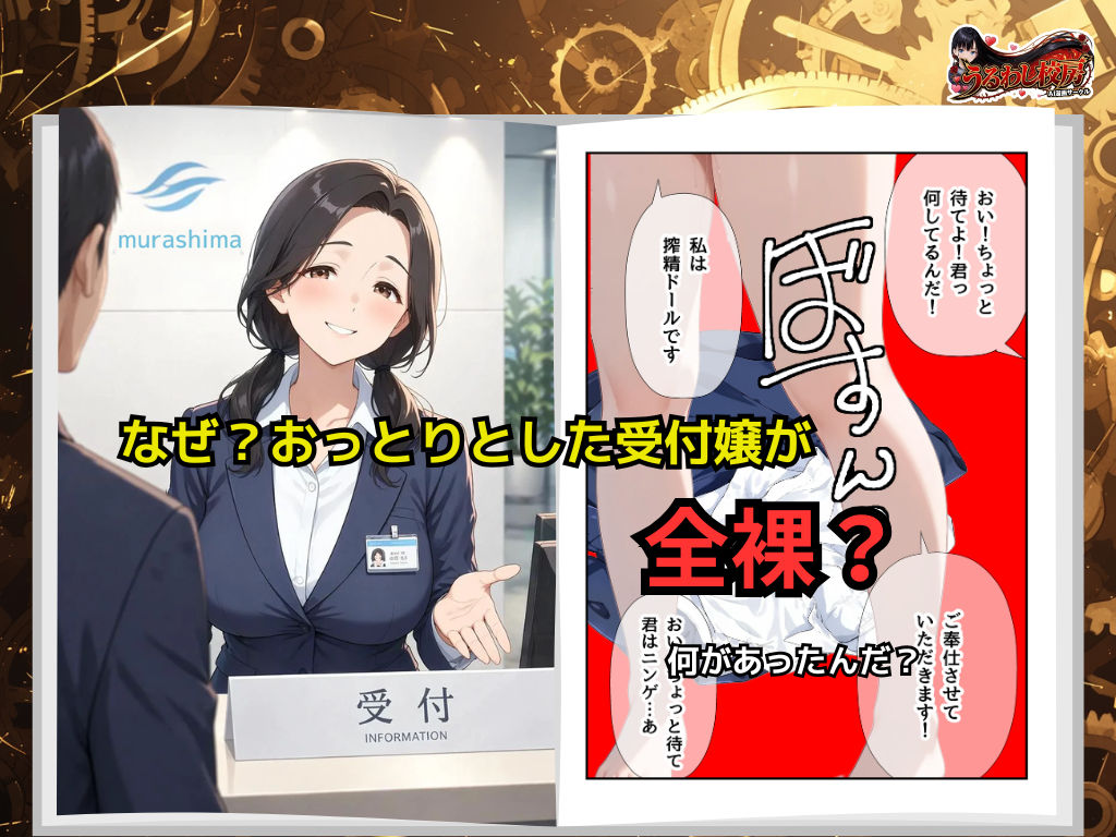 バグAIドールの代わりに！ おっとり受付嬢がご主人様を完璧に搾精します サンプル1ページ目