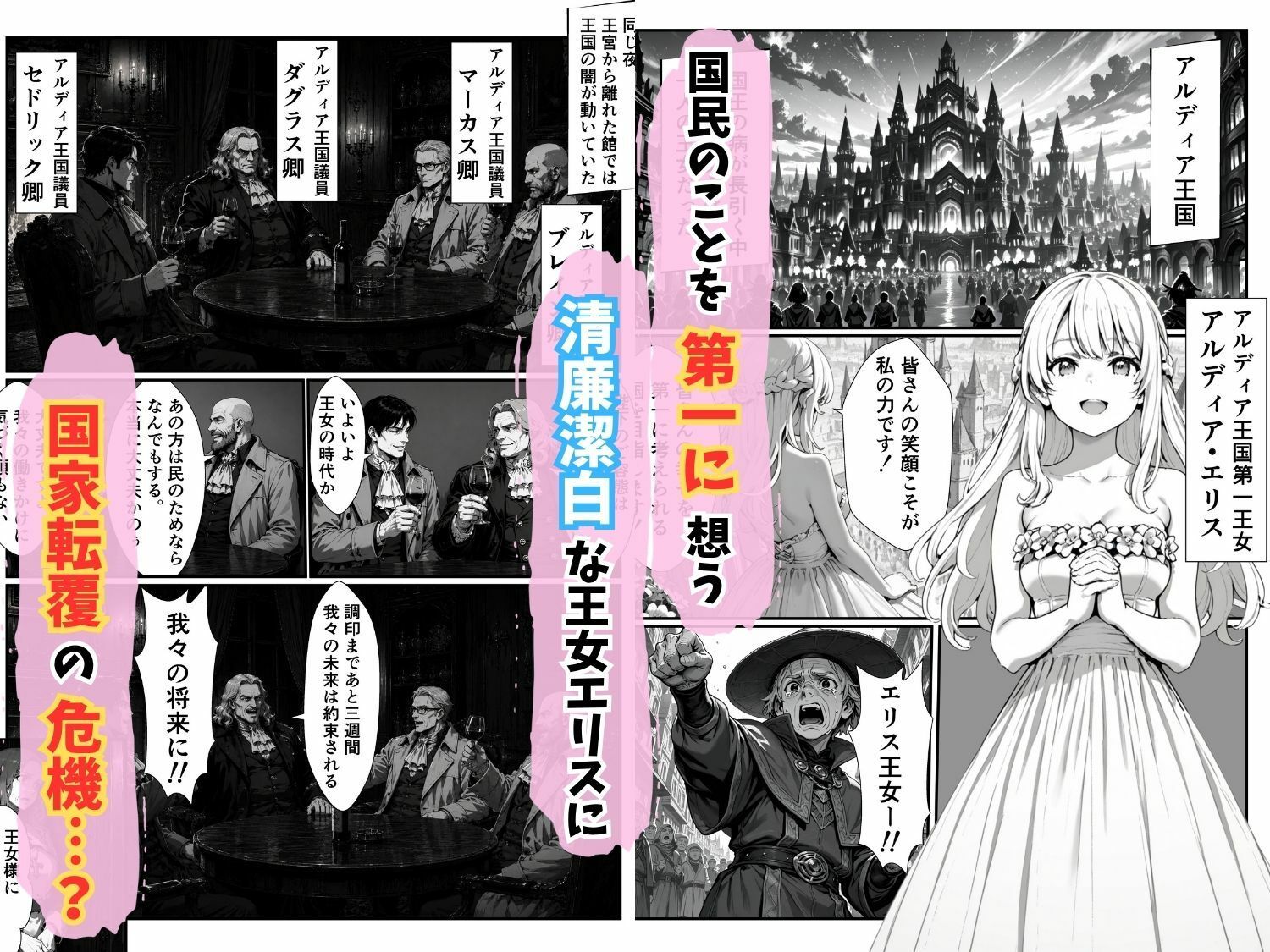 清廉潔白な王女様が俺のモノになるらしい サンプル1ページ目
