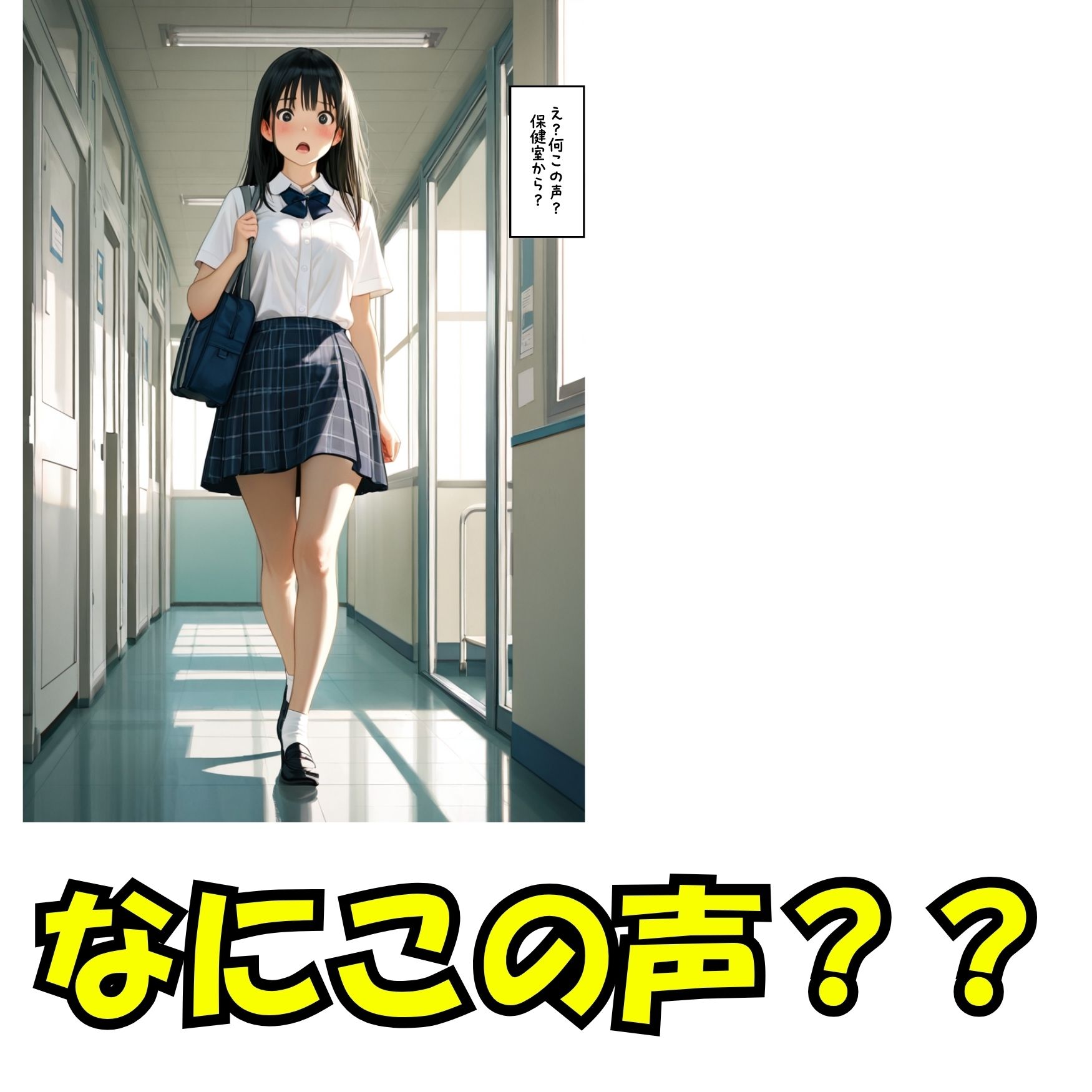 黒髪巨乳美少女の初めてのオナニー サンプル3ページ目