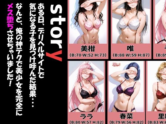 To L〇VEるキャラが来る大当たりデリヘル〜全員と秘密の関係〜 サンプル1ページ目