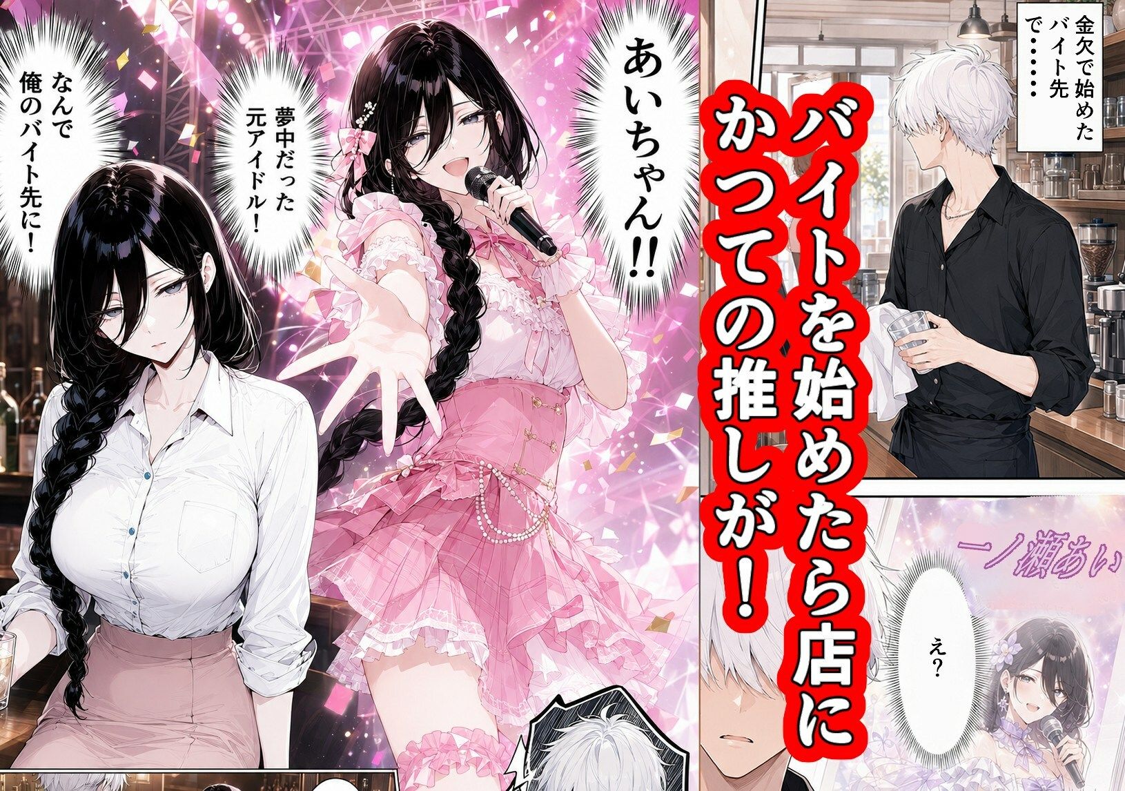 俺の推しアイドル（引退）がバイト先に通って来るので中出しHで本当の嫁にする サンプル1ページ目