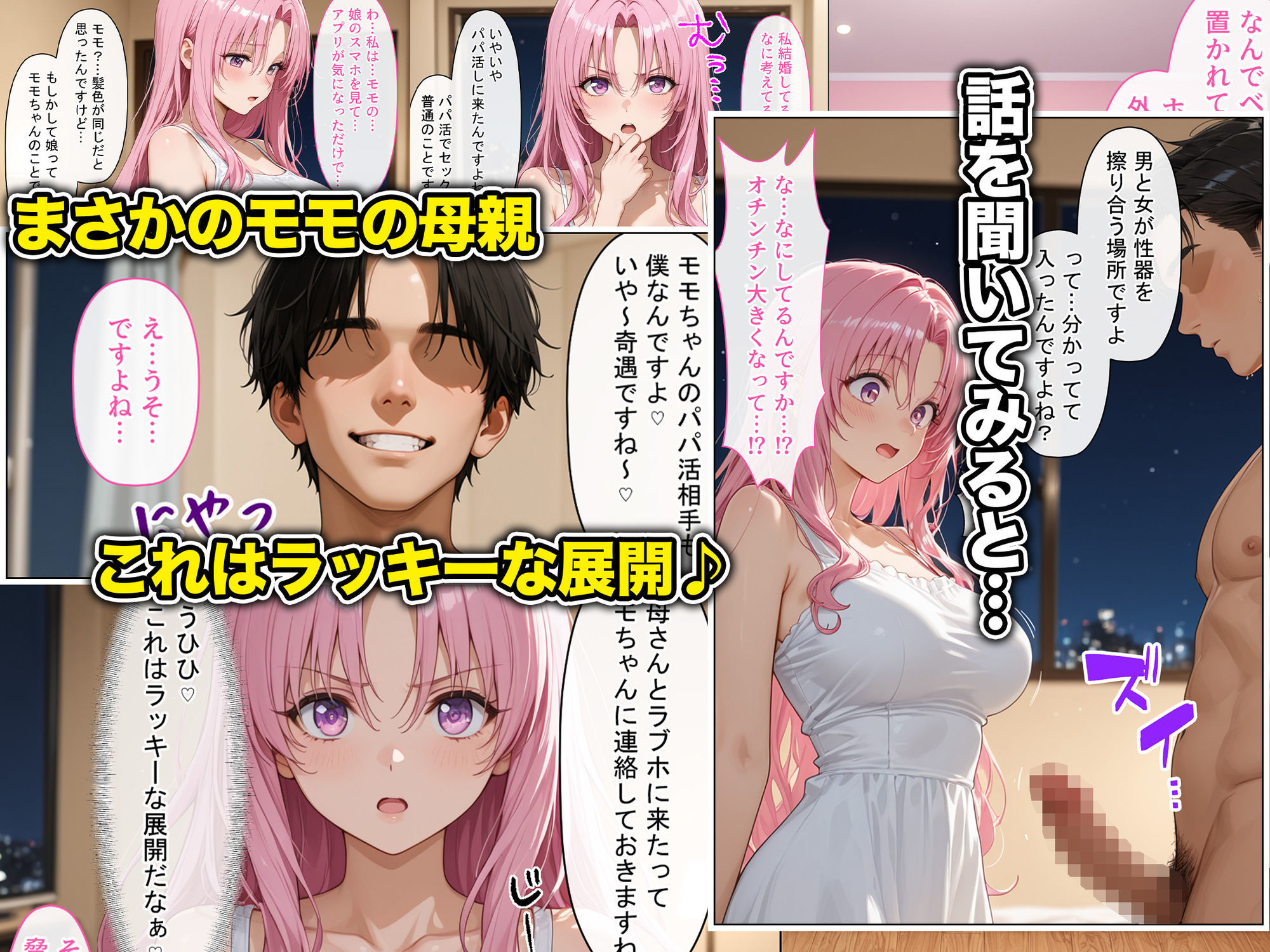放課後、彼女たちはパパと会う〜人妻が娘のパパ活に間違えて来ちゃってそのままチン堕ち寝取られた話〜 サンプル3ページ目