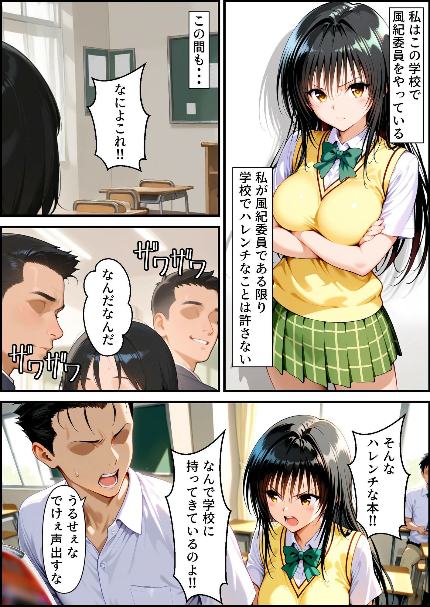 風紀委員の敗北、、、私が性隷に堕ちた日 サンプル1ページ目