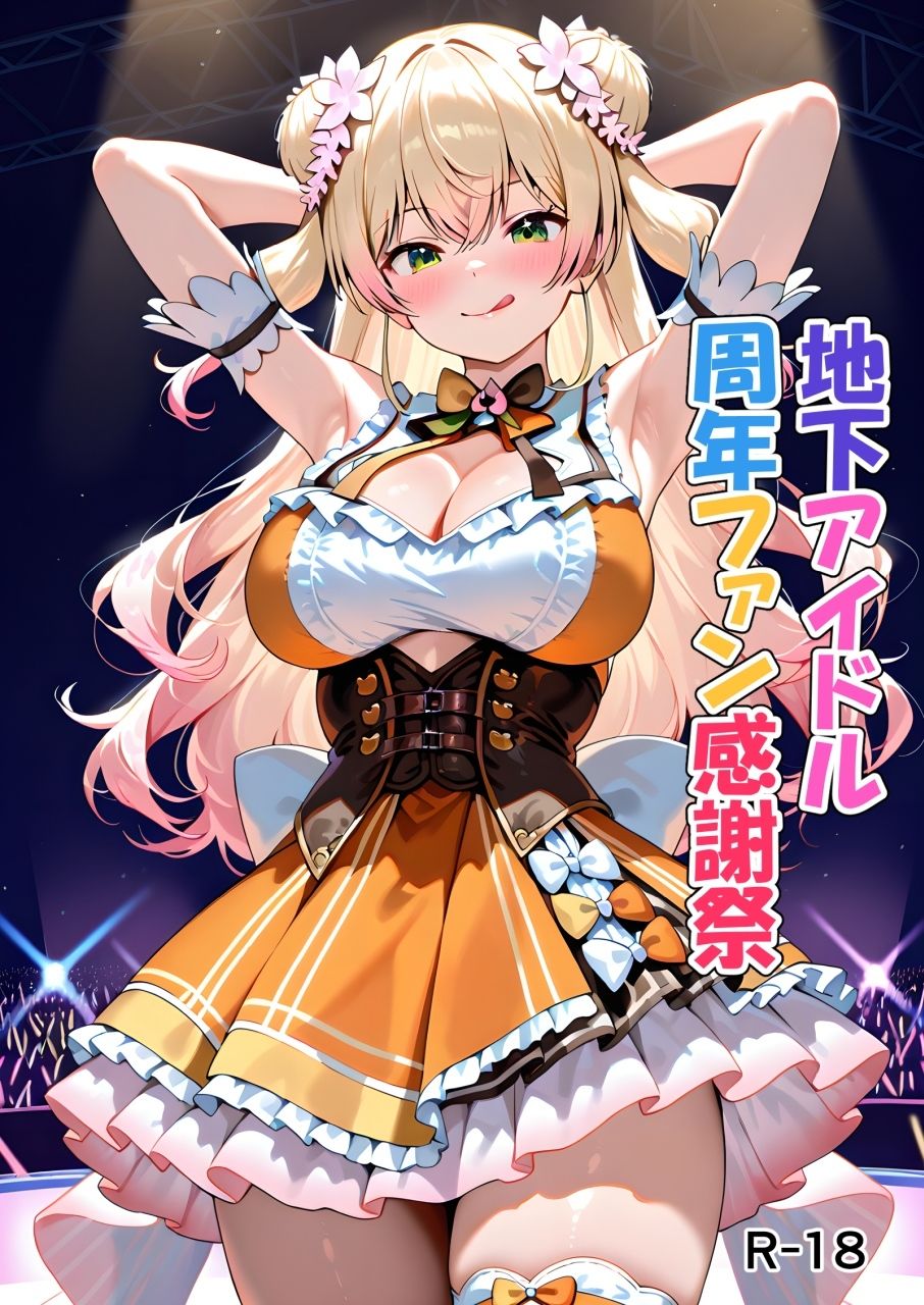 地下アイドル周年ファン感謝祭（桃●ね●） サンプル1ページ目