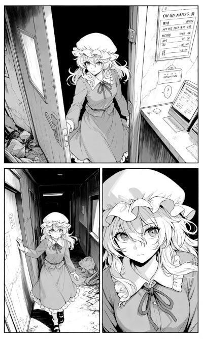 廃墟少女メリー サンプル1ページ目