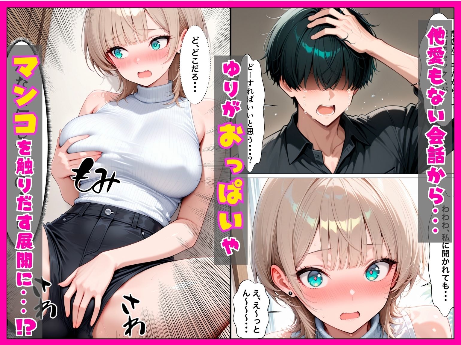 巨乳に成長した幼馴染ギャルとイチャラブ本気セックスした話 サンプル5ページ目