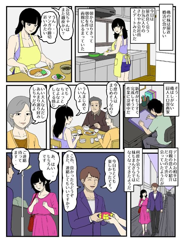 婚活中の妹が軽蔑した眼で性欲処理してくれる件 サンプル1ページ目