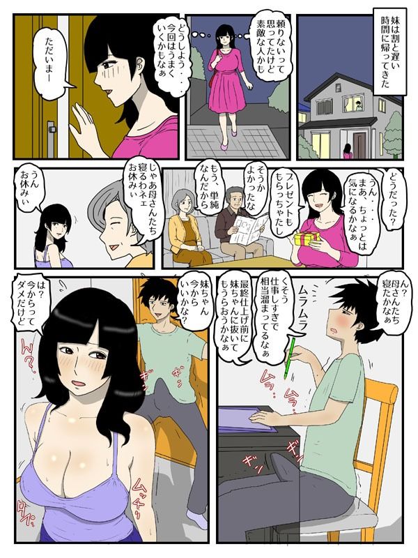 婚活中の妹が軽蔑した眼で性欲処理してくれる件 サンプル2ページ目