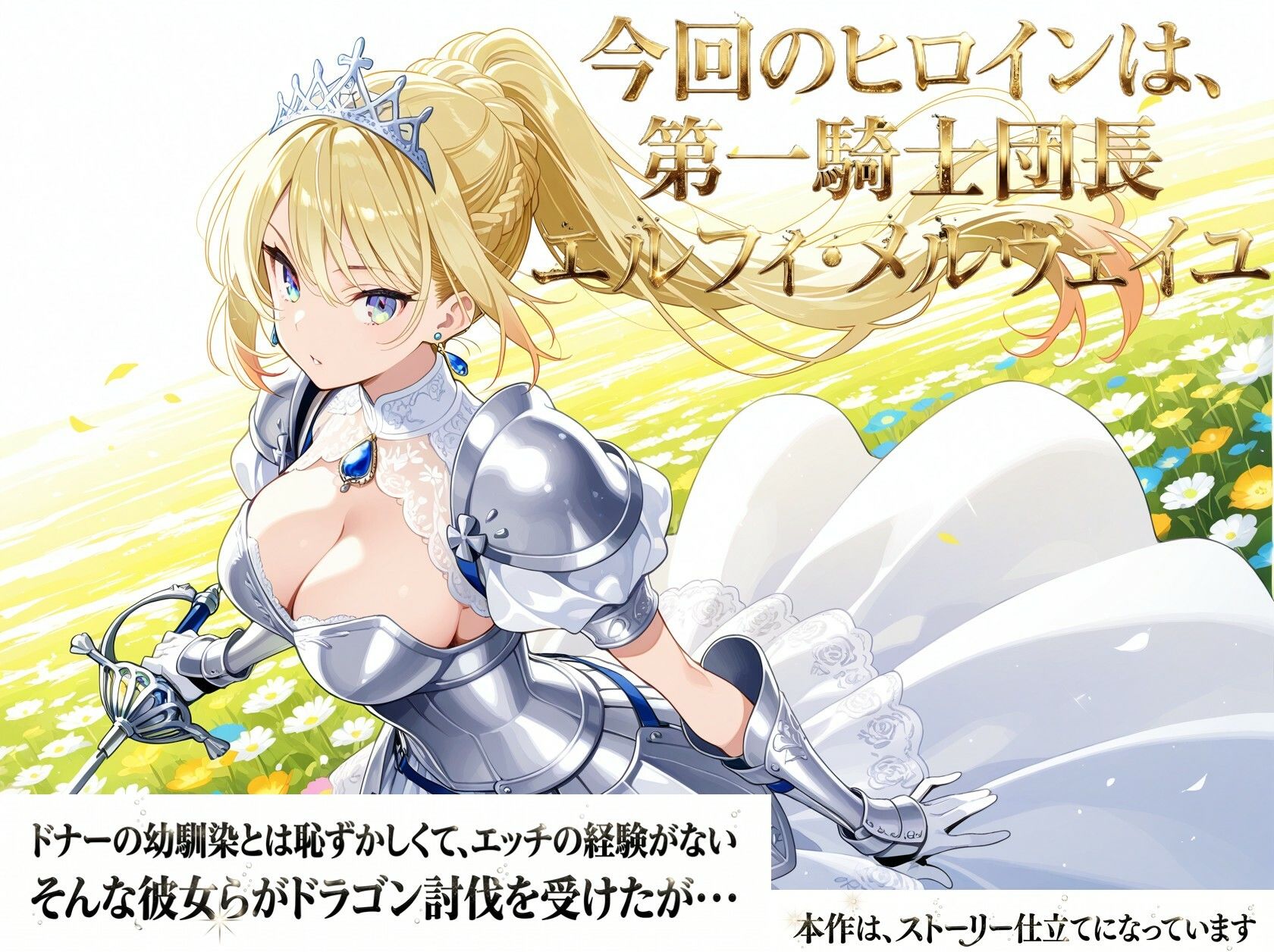 女騎士団長  どすけべ性交録  Vol.1:気高き王女のお漏らしメス堕ちせっくしゅ（はーと） サンプル3ページ目